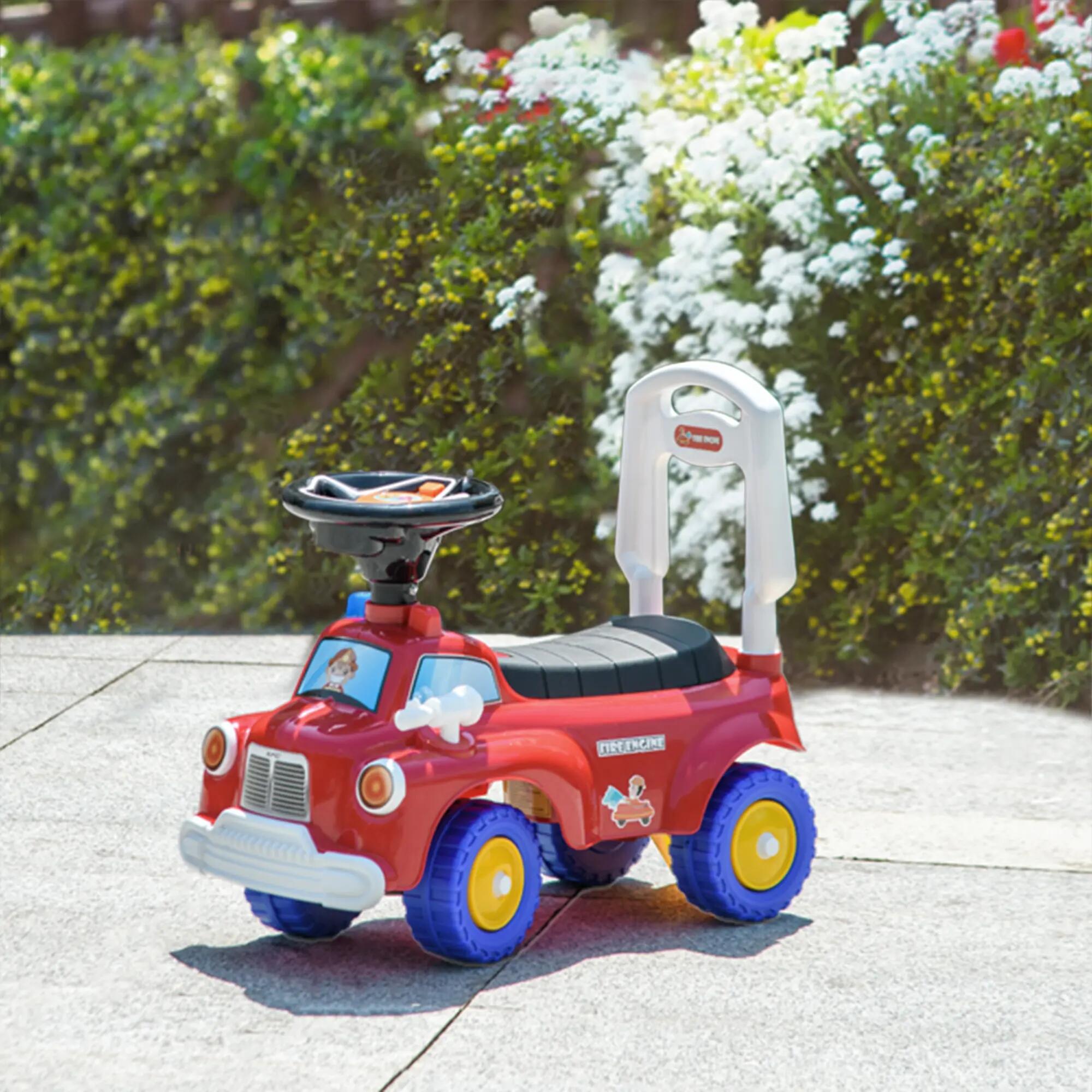 Carro andador para crianças 49x24x42 cm vermelho AIYAPLAY 2/5