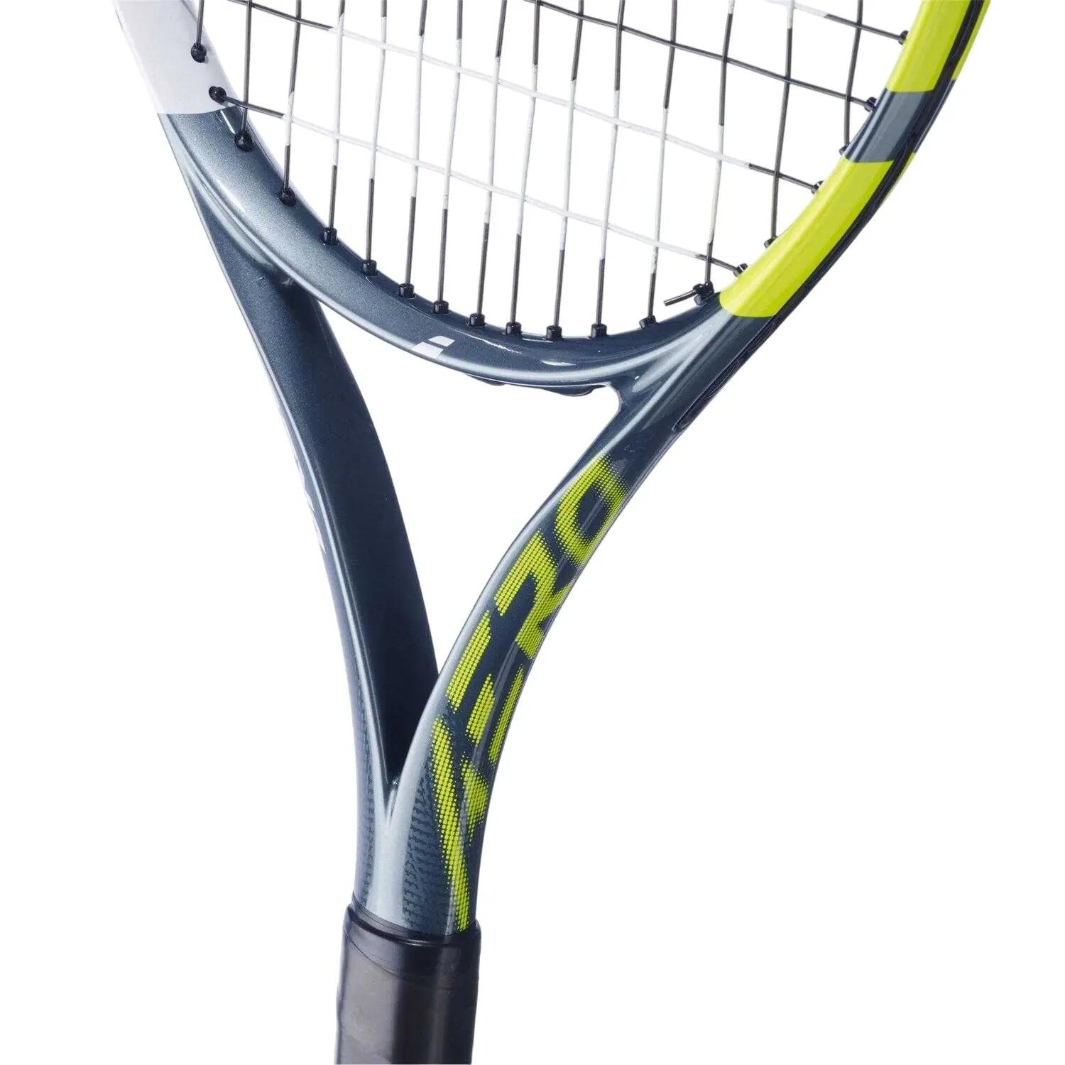 Tennisschläger, Logo Damen und Herren Grau 66,04 cm 2/4