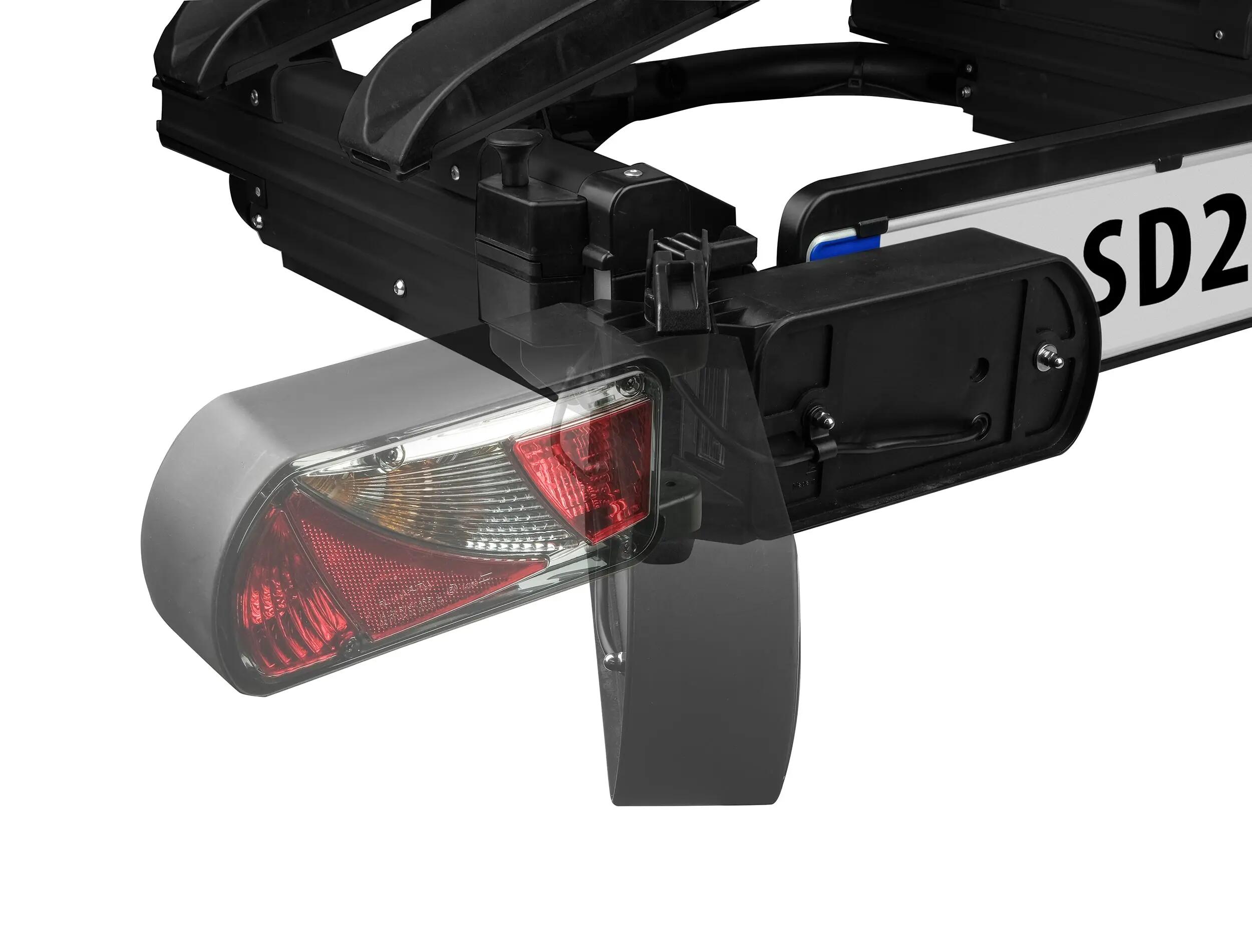 FIETSENREK 2 FIETSEN SD260 ZWART EUFAB SPECIAAL VOOR DRAAIDEUREN 10/12