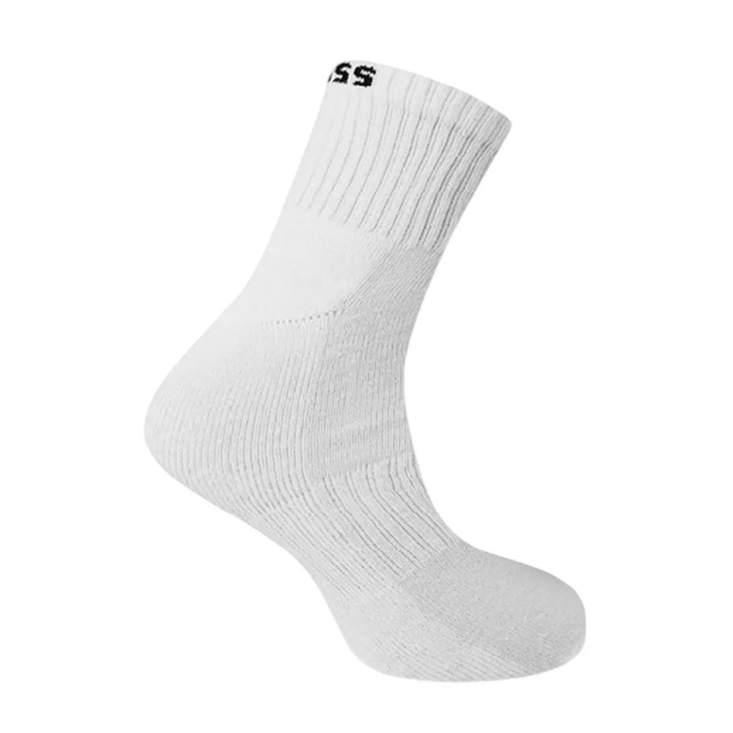 Unisex Adult Crew Socks (White) 2/3