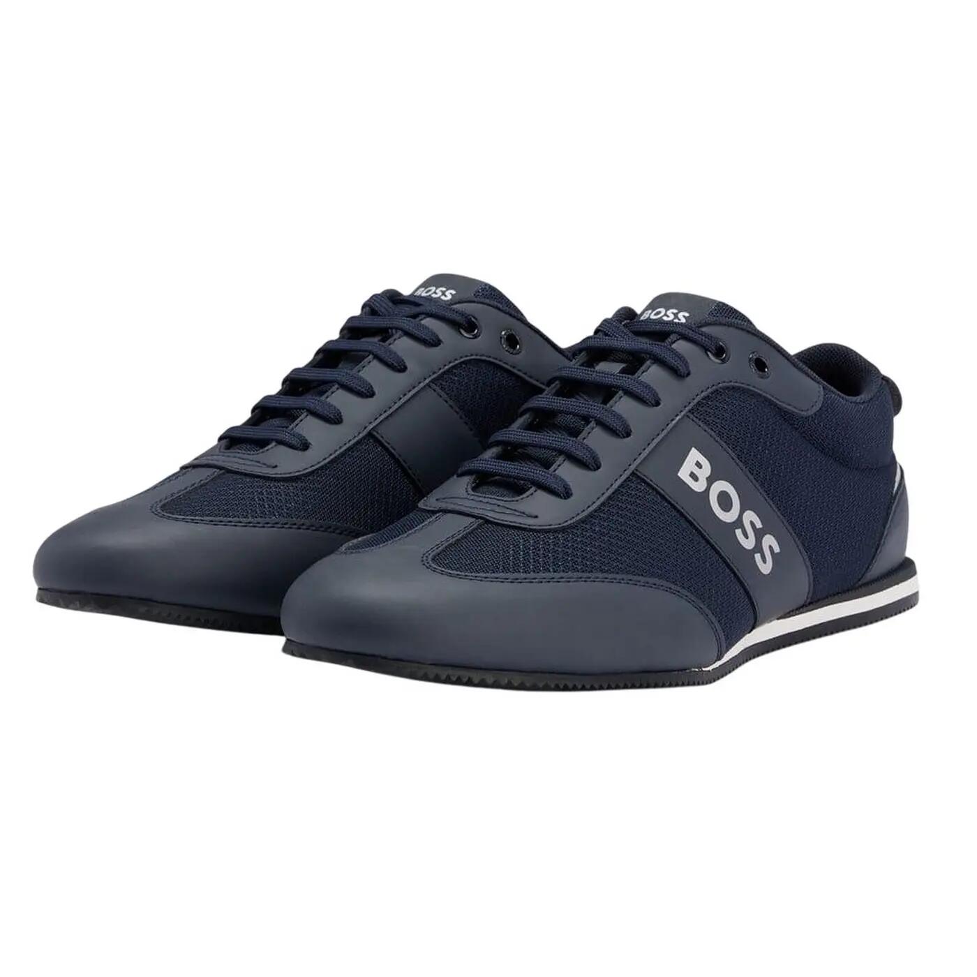 Mens Rusham Trainers (Navy) 5/5