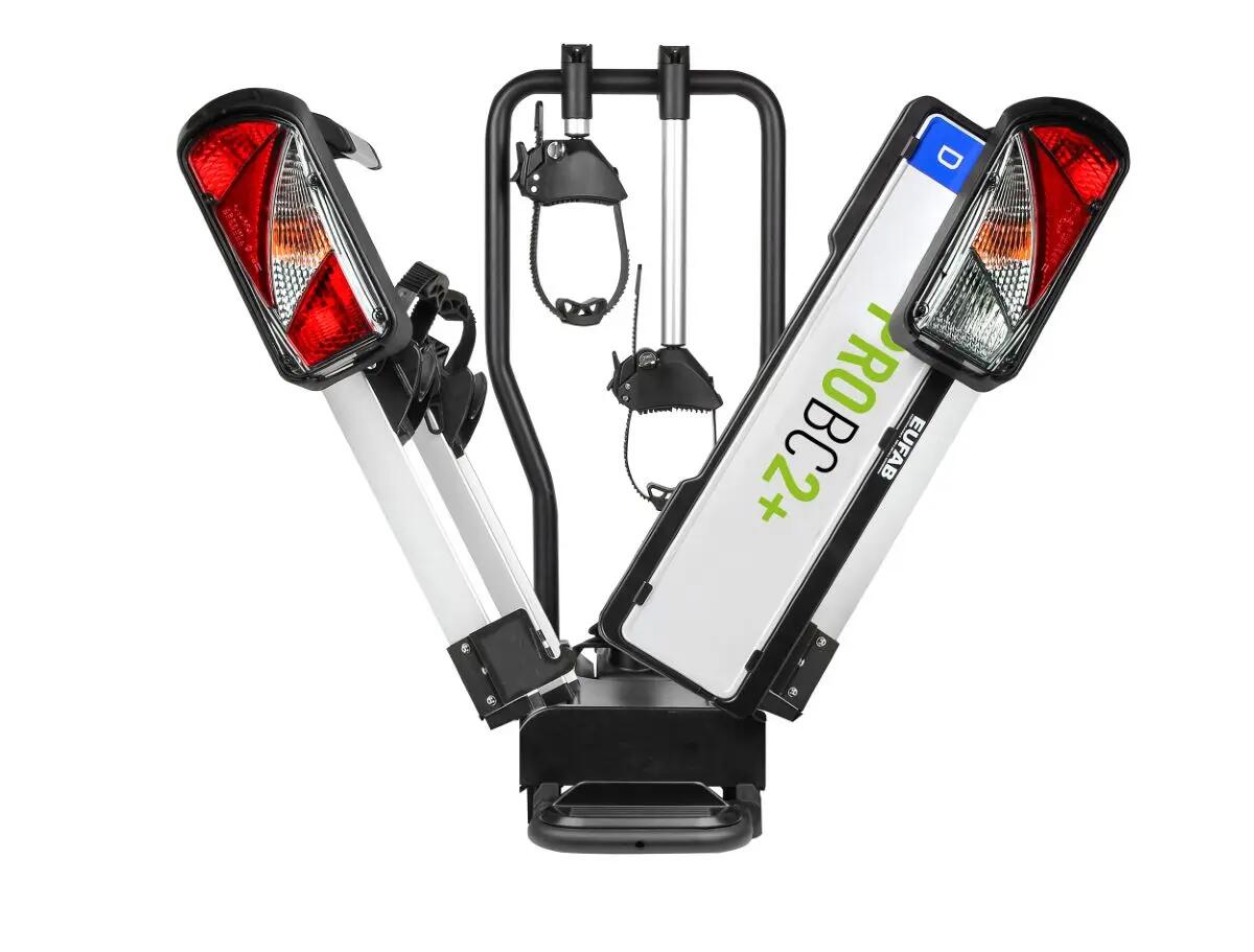 PORTE-VÉLOS 2 VÉLOS EXTENSIBLE PROBC2+ SPÉCIAL GRAND HAYON - EUFAB 10/11