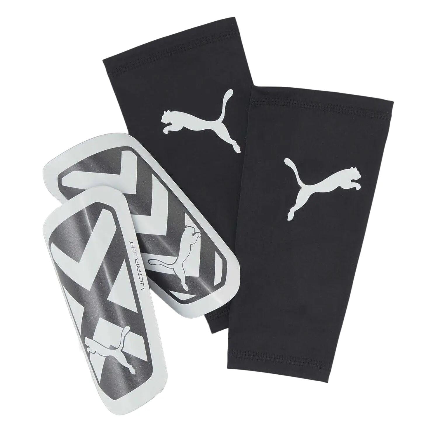 ULTRA Light Sleeve Fußball Schienbeinschoner Erwachsene PUMA Black White 2/2