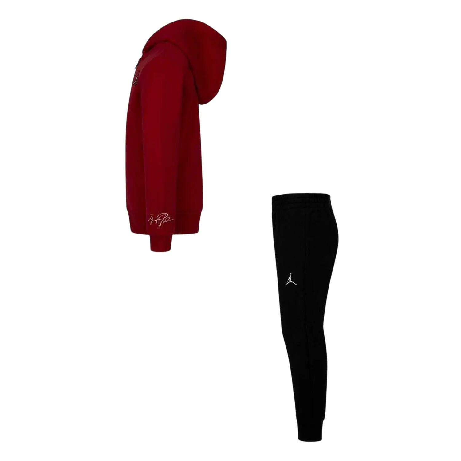 "Air Jordan" Trainingsanzug für , Fleece Kinder Schwarz 4/5