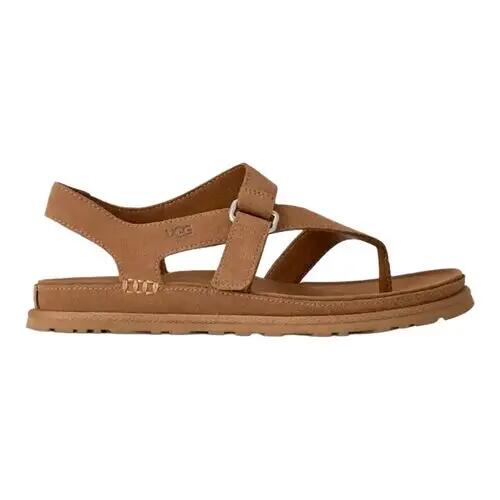 Sandales Plates Femme Ugg W Goldengaze Toe Post Marron 5/7