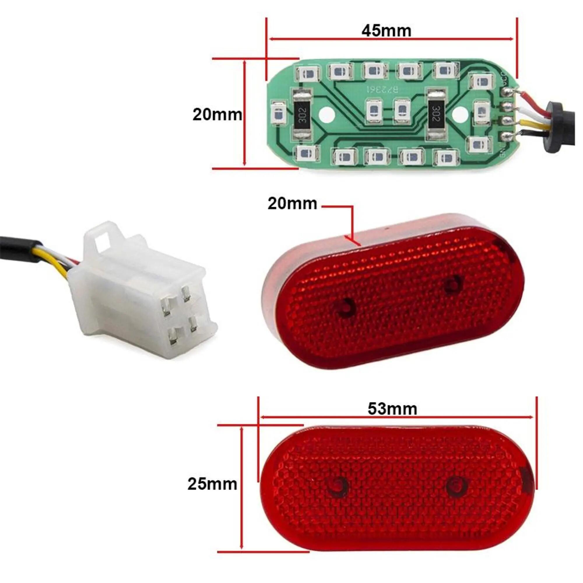 Luz trasera guardabarros 5-70V para Smartgyro Speedway/Rockway/Crossover 2/4