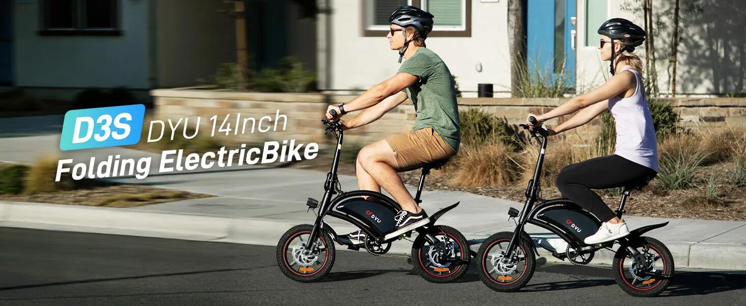 Bicicletta a pedalata assistita per adulti D3F, pneumatici 14", batteria 36V10Ah 8/15
