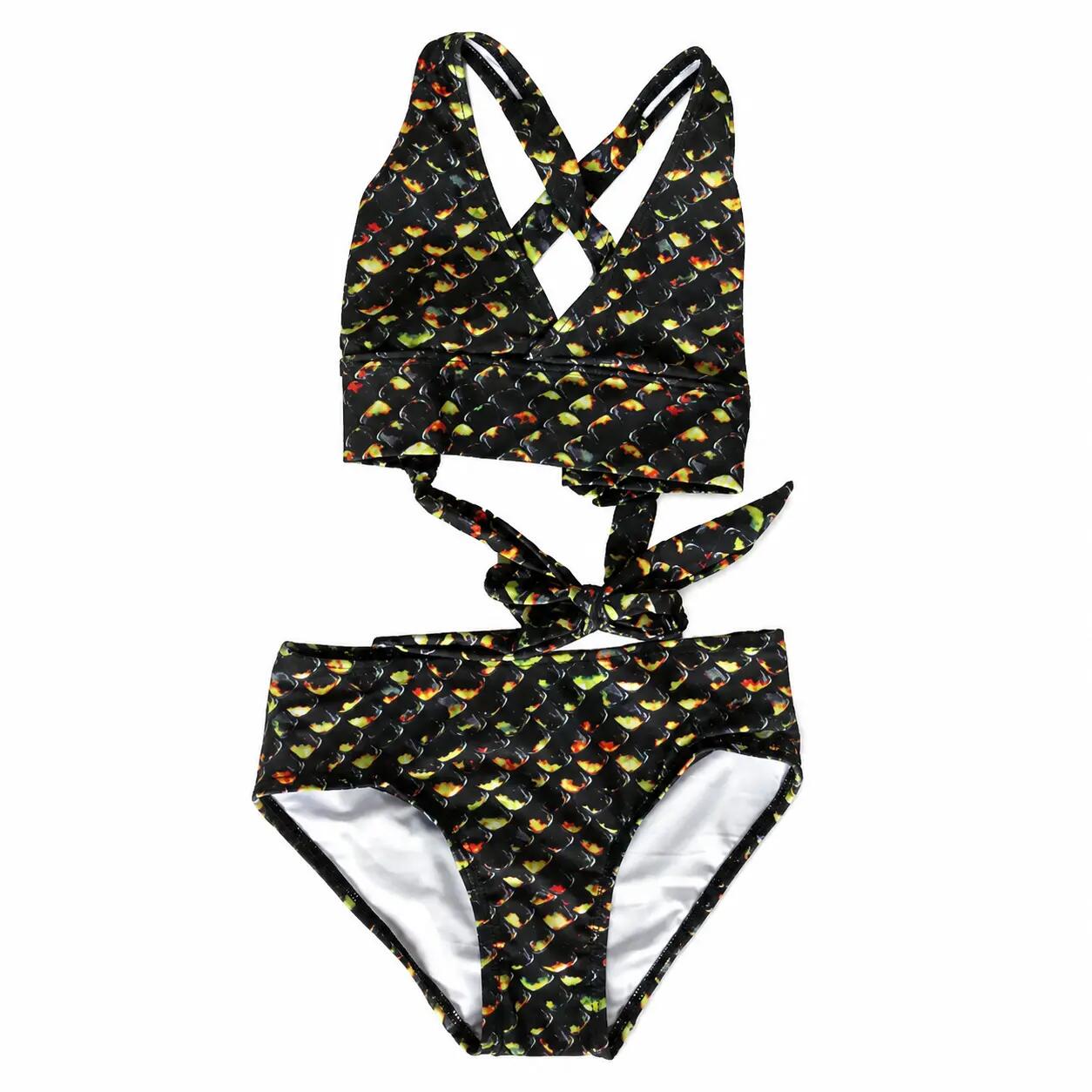 Bikini da sirena bambini Sea Monster XS 3/6