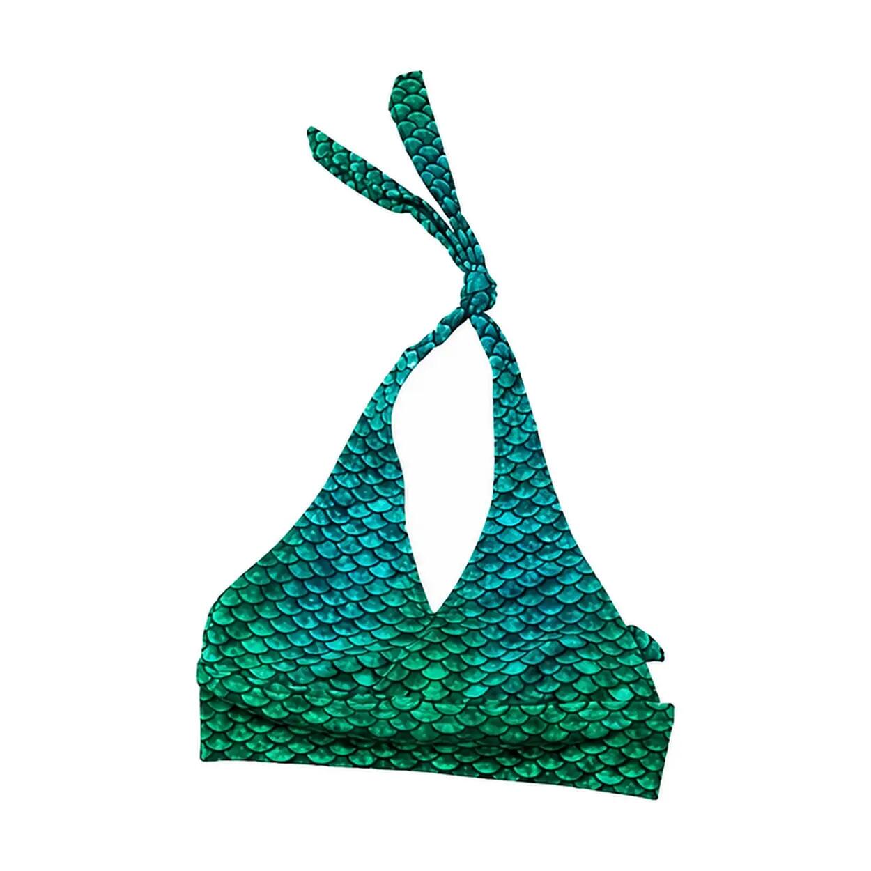 Bikini de sirena para niños Sirene Green XL 4/6