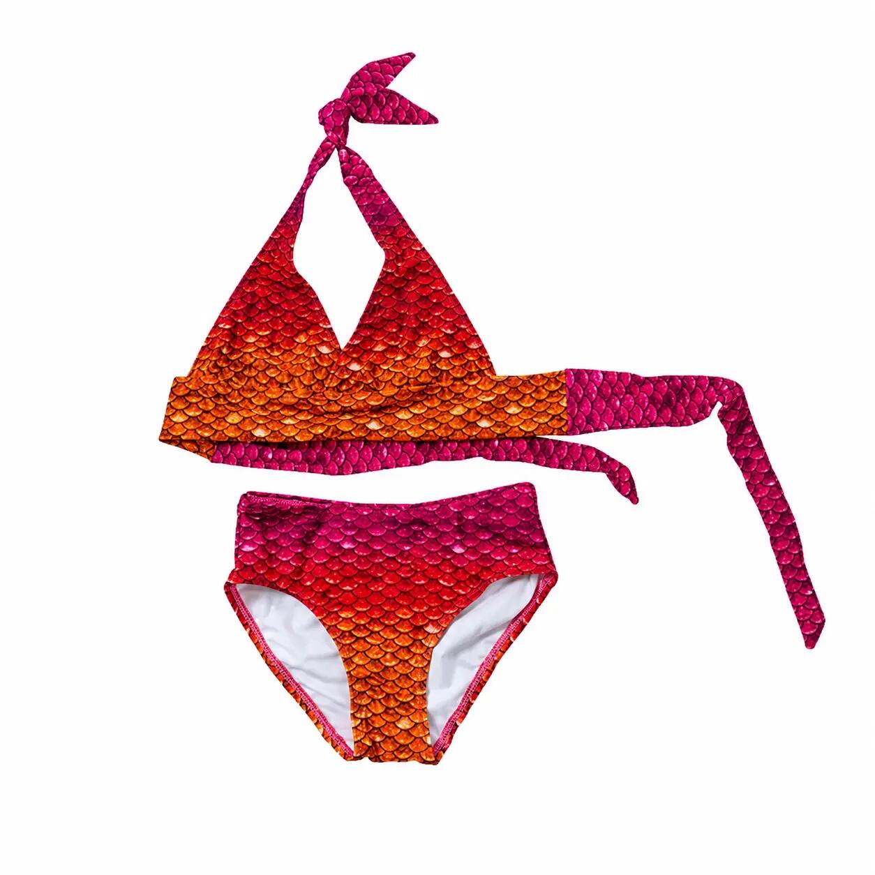 Zeemeermin bikini voor kinderen Tiger Queen M 3/7