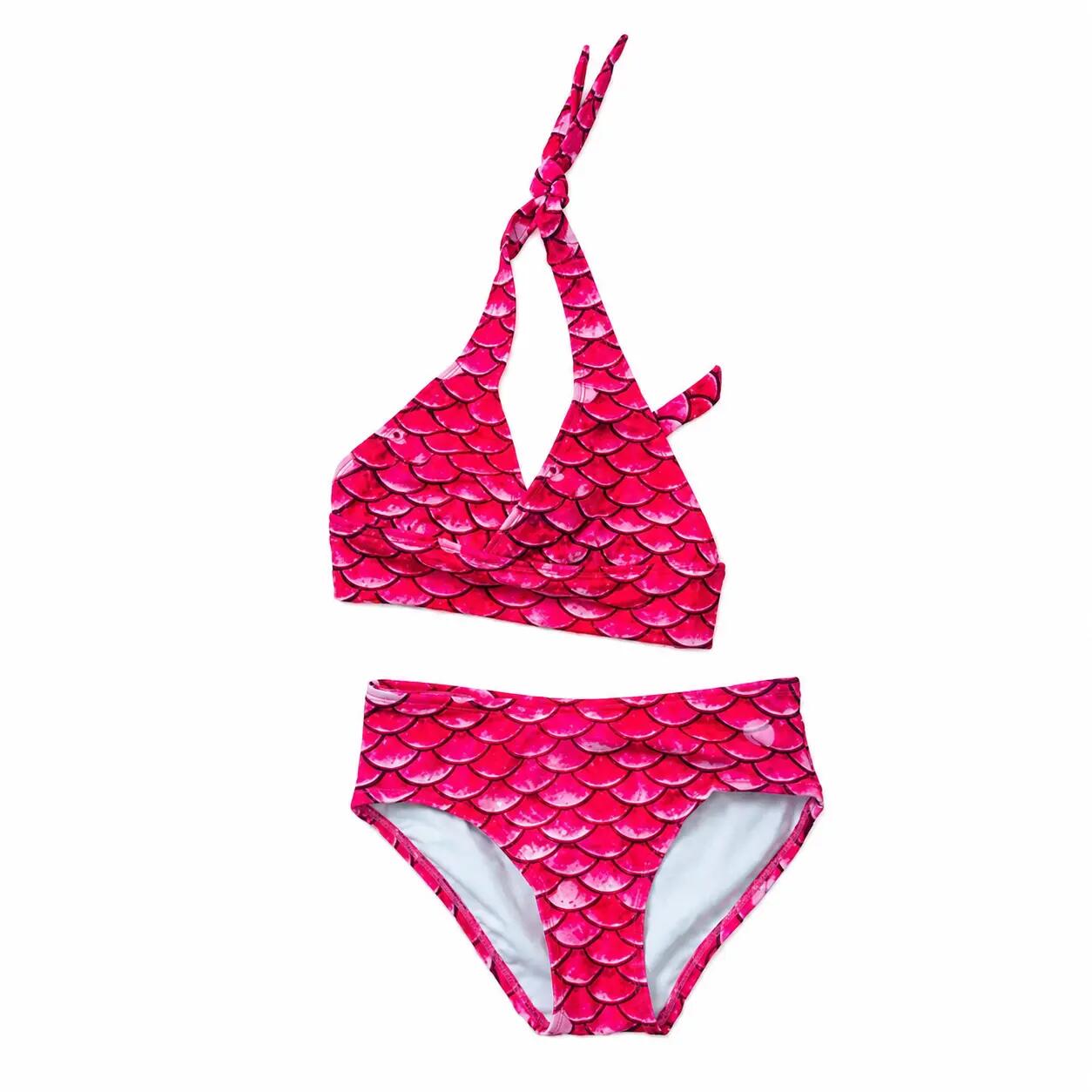 Bikini enfant Mermaid Bahama Pink L 2/6