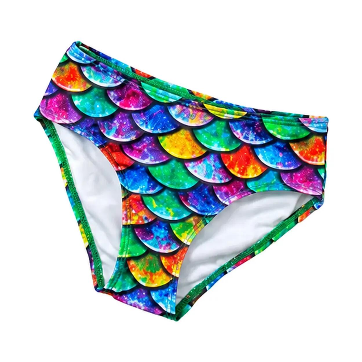 Mermaid bikini kids Hawaiian Rainbow L 6/7