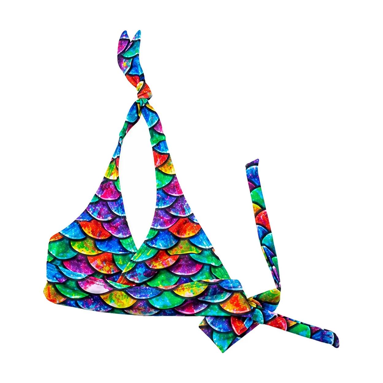 Mermaid bikini kids Hawaiian Rainbow L 5/7