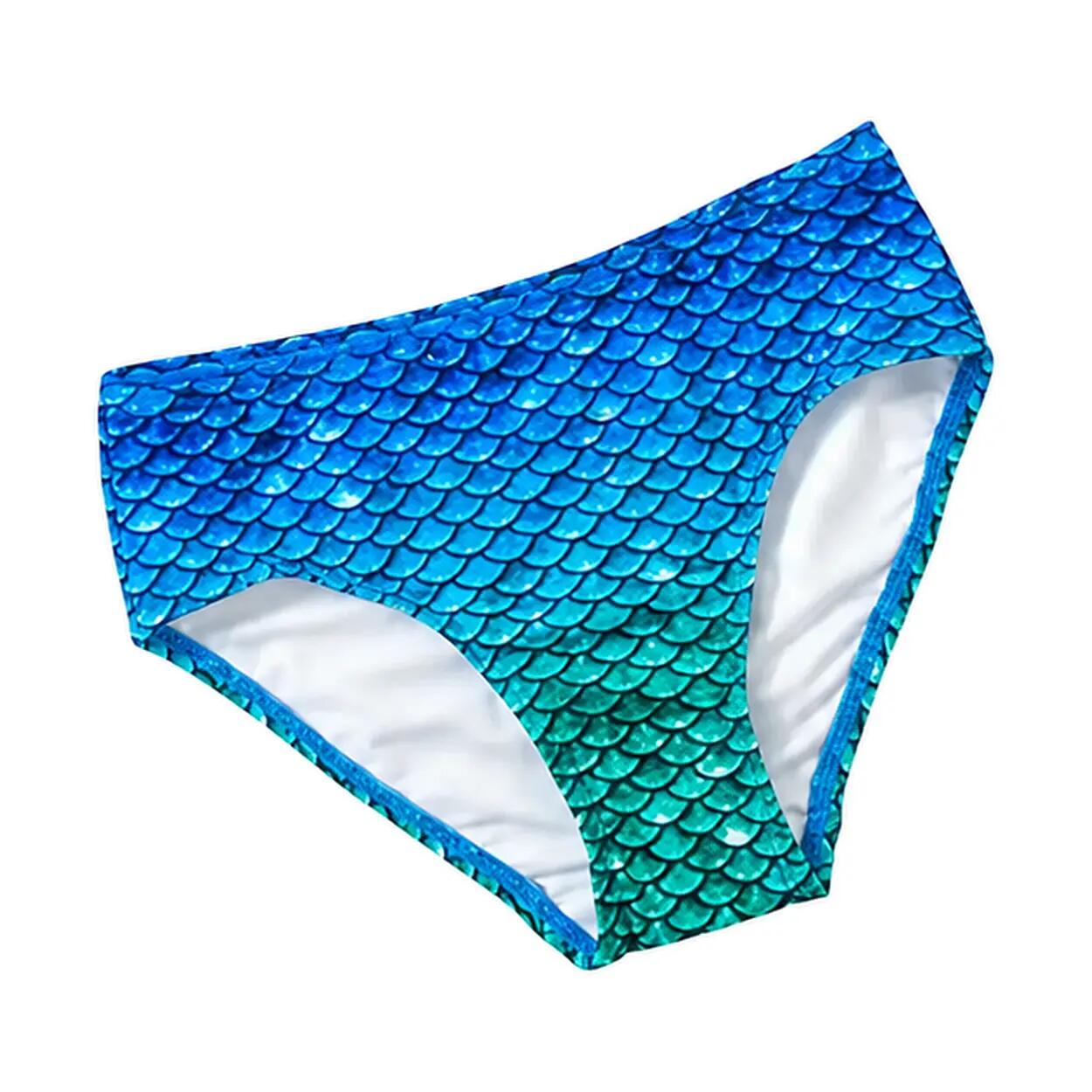 Bikini sirène Decathlon Bleu Lagoon JL 6/7