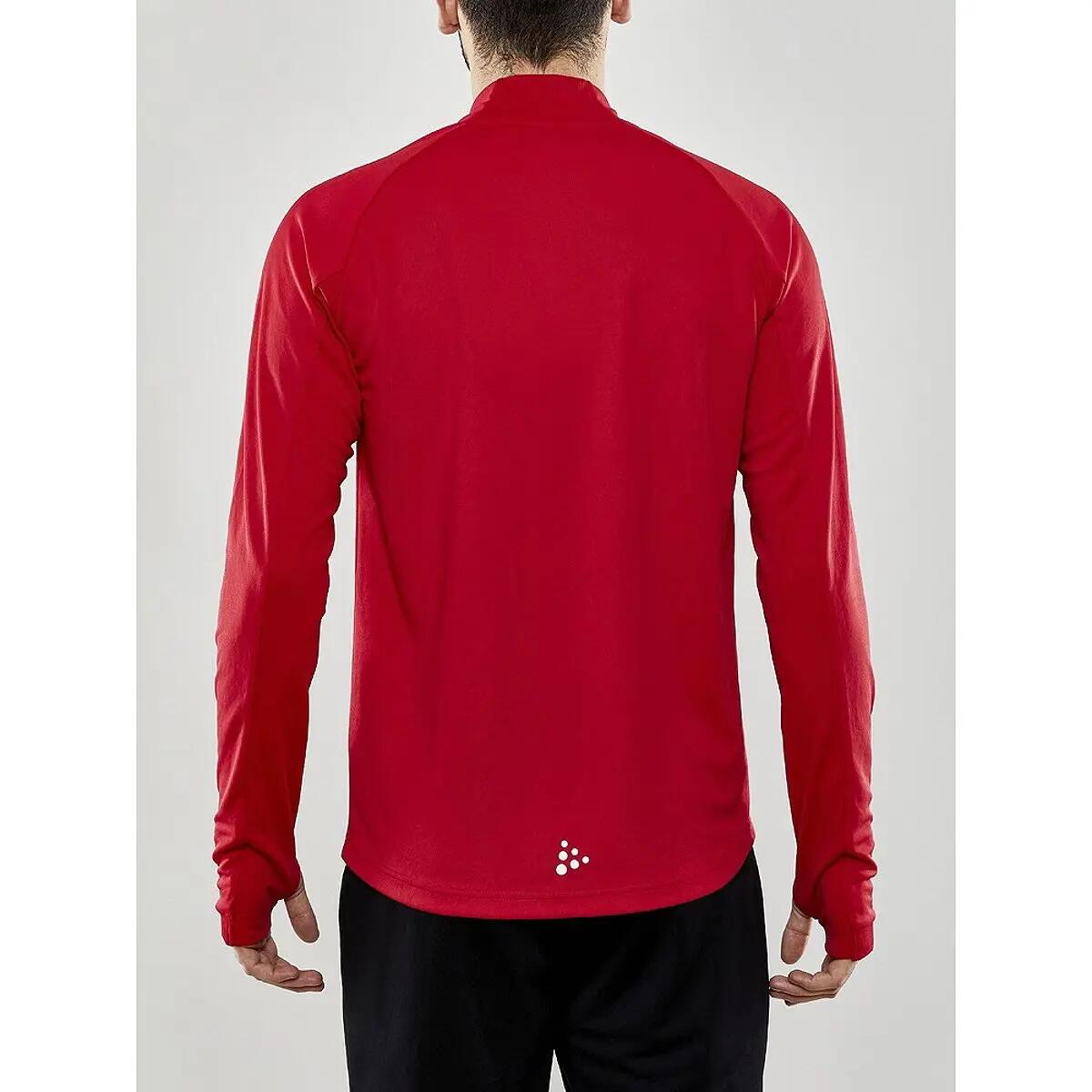 Ziptop - Sport - Heren - Evolve - Halve rits, ademend - Rood 5/9