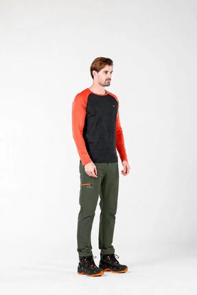 Trek - Spodnie Trekkingowe z Wełny Merino M, Zielony