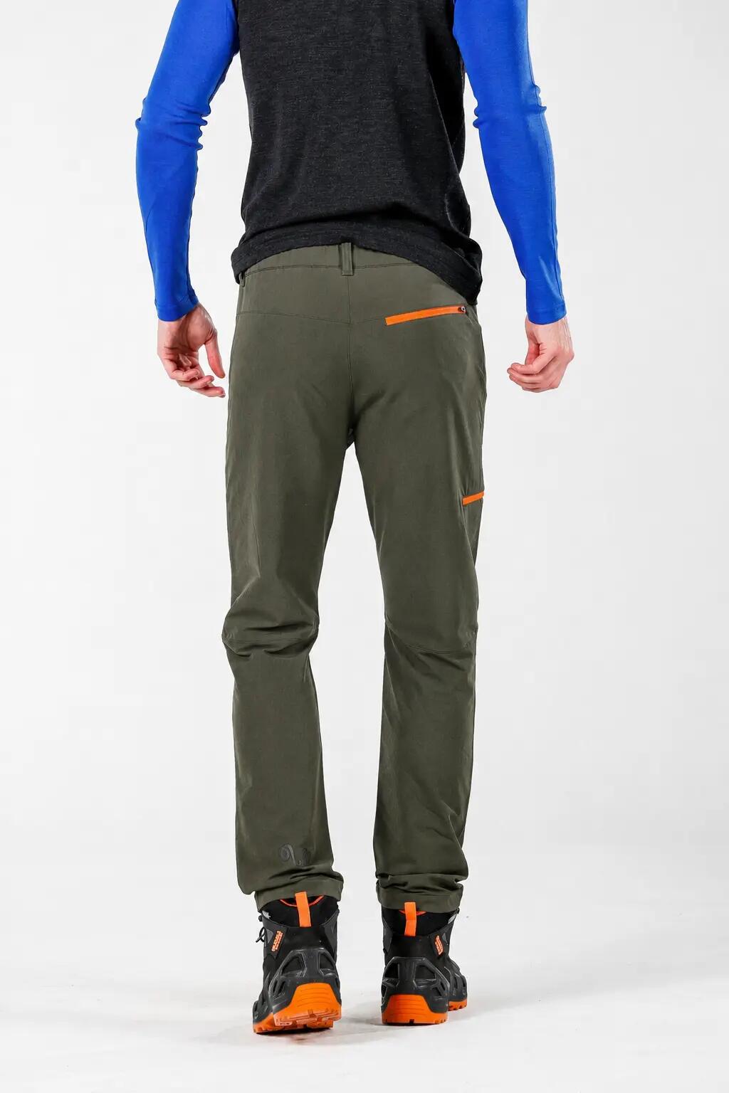 Trek - Spodnie Trekkingowe z Wełny Merino XL, Zielony 5/5