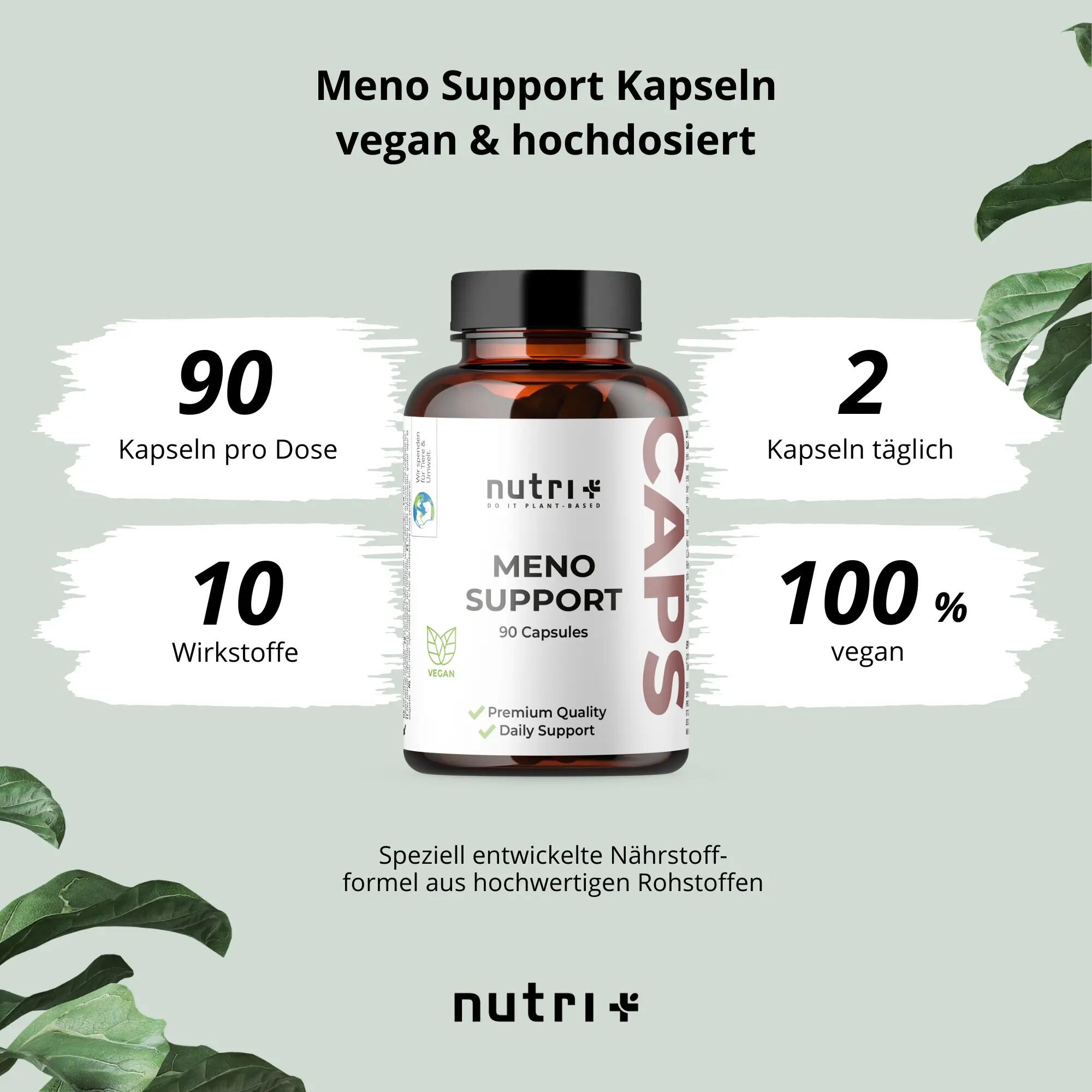 Meno Support - Vitamine & Mineralstoffe 90 Kapseln 3/5
