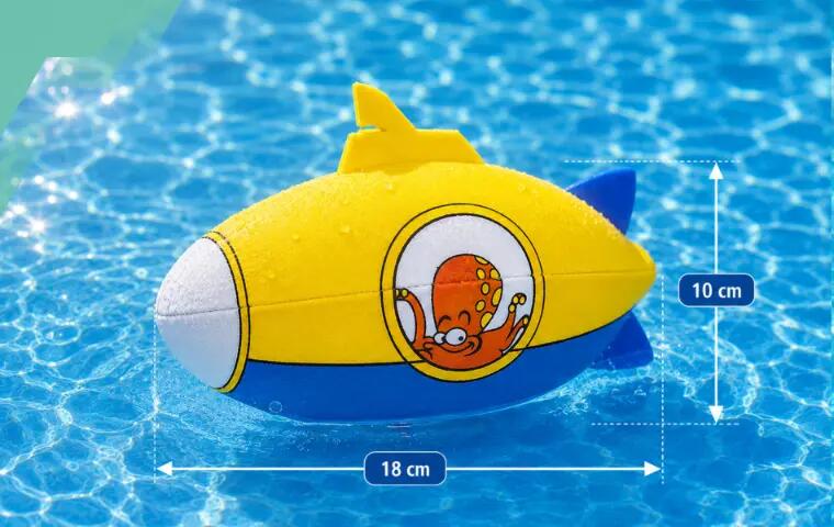 Piłka plażowa Neoprenowa Animal, Żółta 5/7