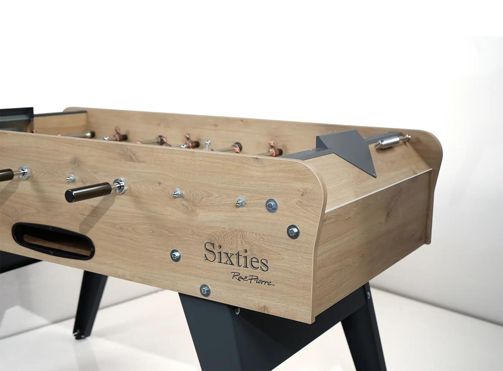 René Pierre Baby Foot Sixties met metalen handvatten 2/5