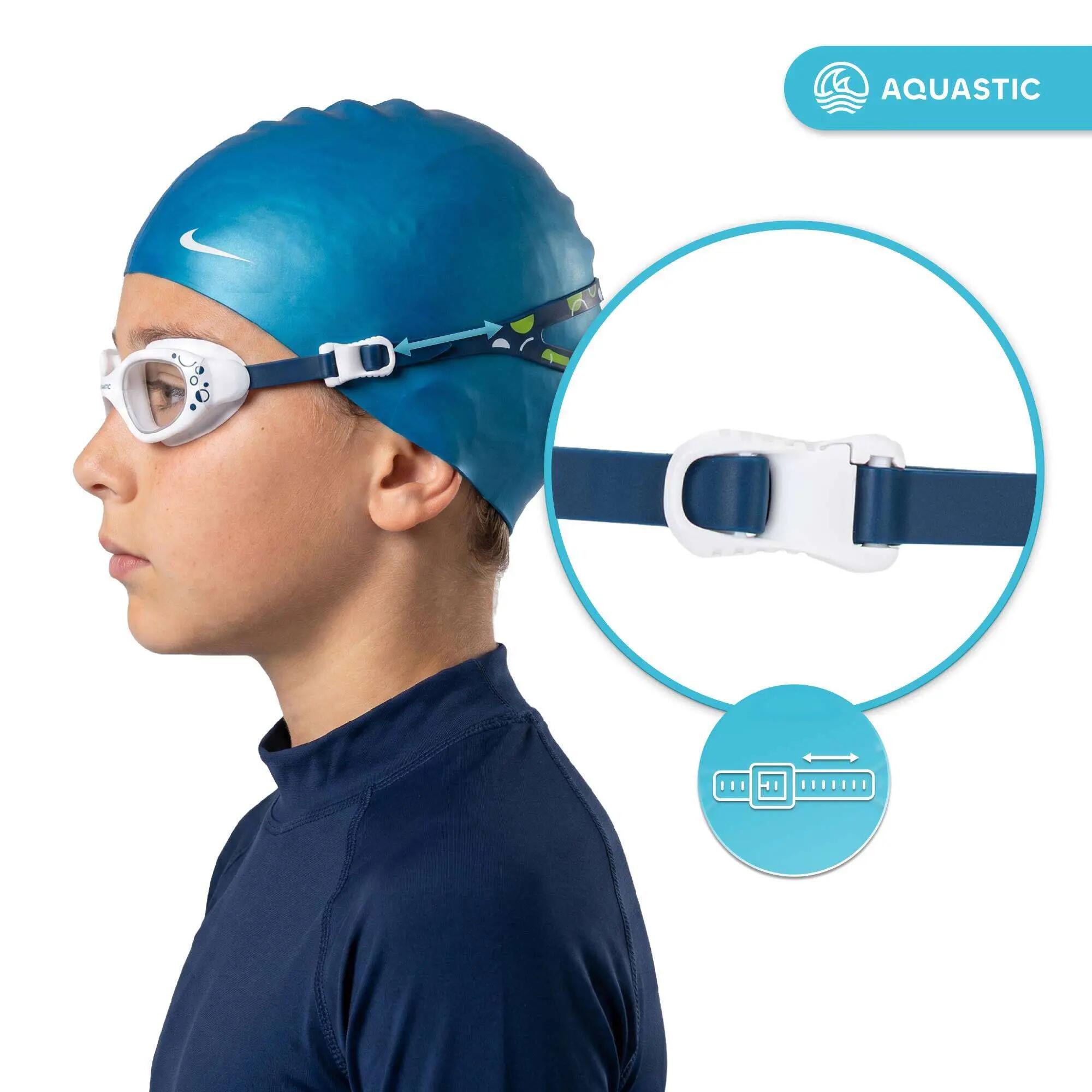 Okulary do pływania dziecięce AQUASTIC Spinny 4/9
