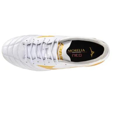 Crampons football mixte - Morelia Neo IV Pro - Blanc/doré 3/7