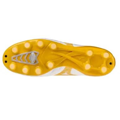 Crampons football mixte - Morelia Neo IV Pro - Blanc/doré 2/7