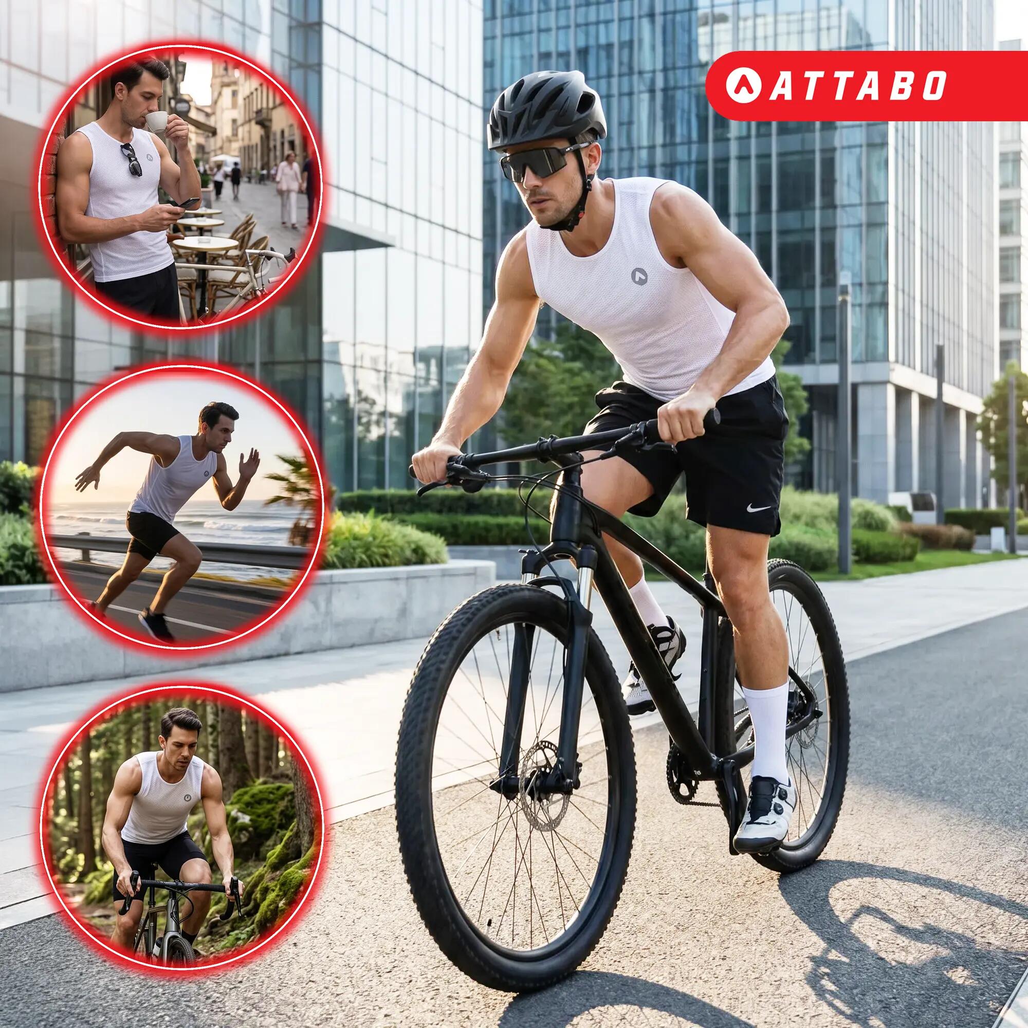 Éruption cutanée cycliste masculine ATTABO Essential 2 6/7