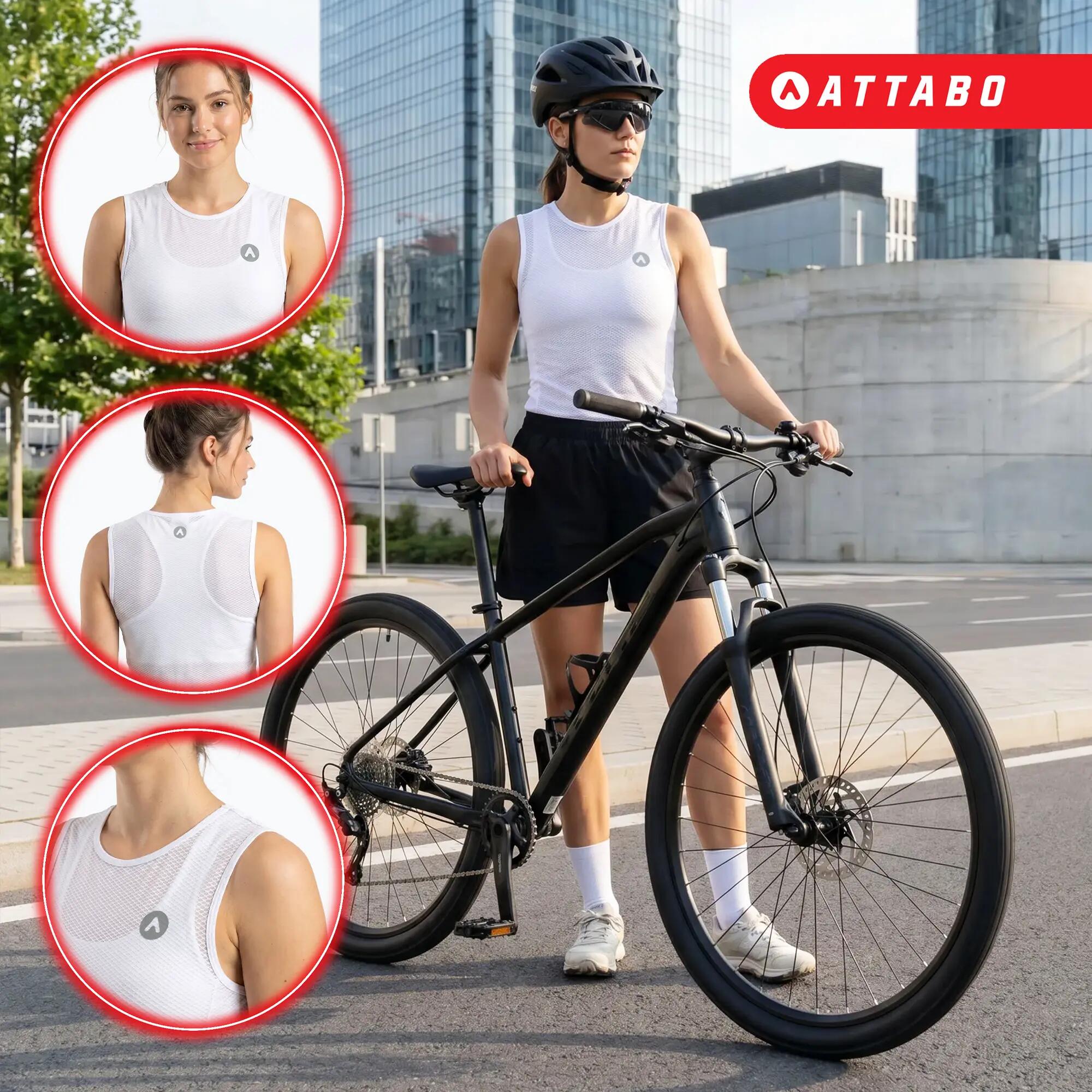 ATTABO Essential WMNS 2 dames fietsshirt met korte mouwen 5/6