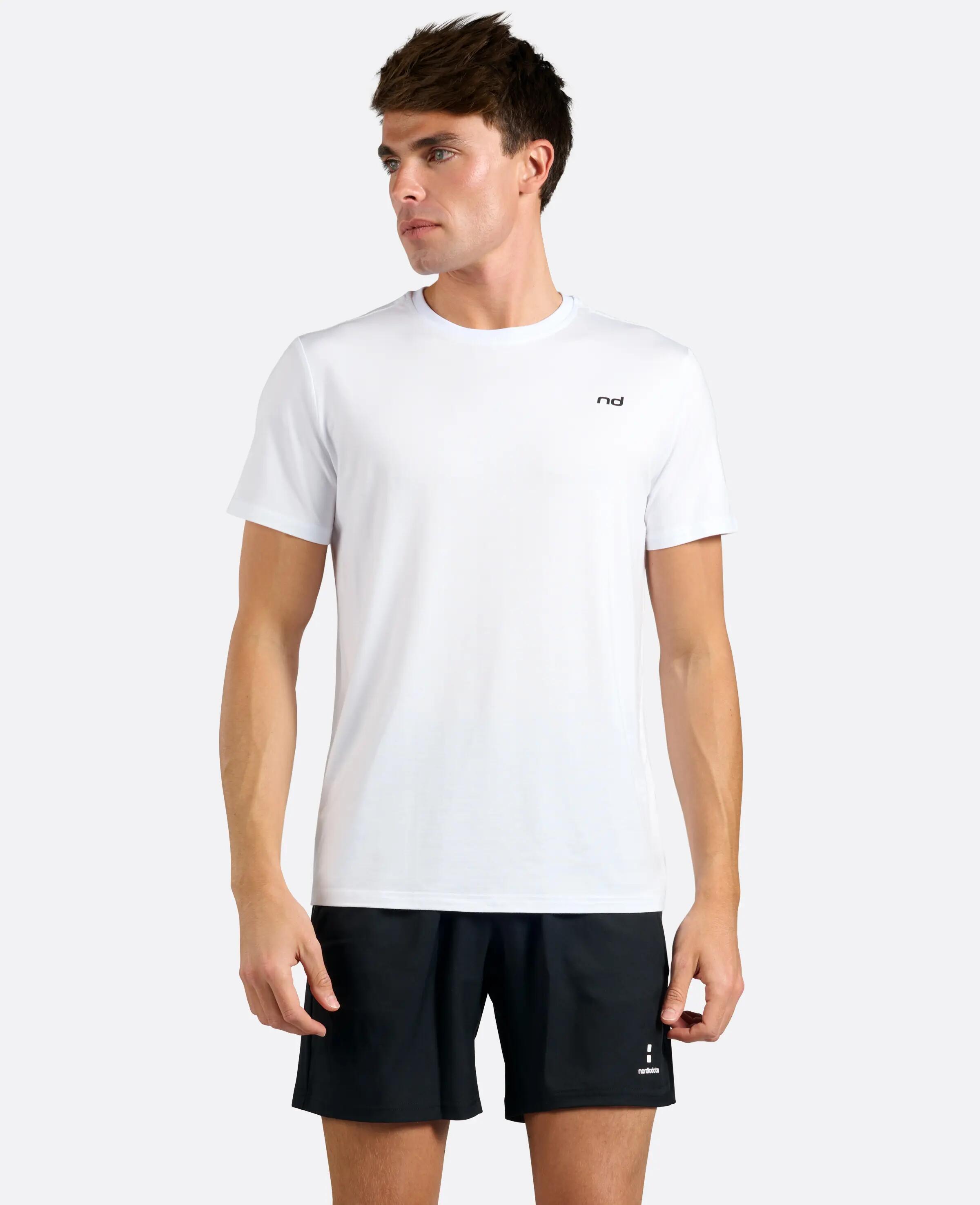 NORDICDOTS Pánské tričko „Bamboo Tee“ na tenis/padel Bílá