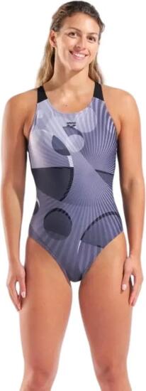 Maillot de Bain Arena Depth Violet/Noir Femme