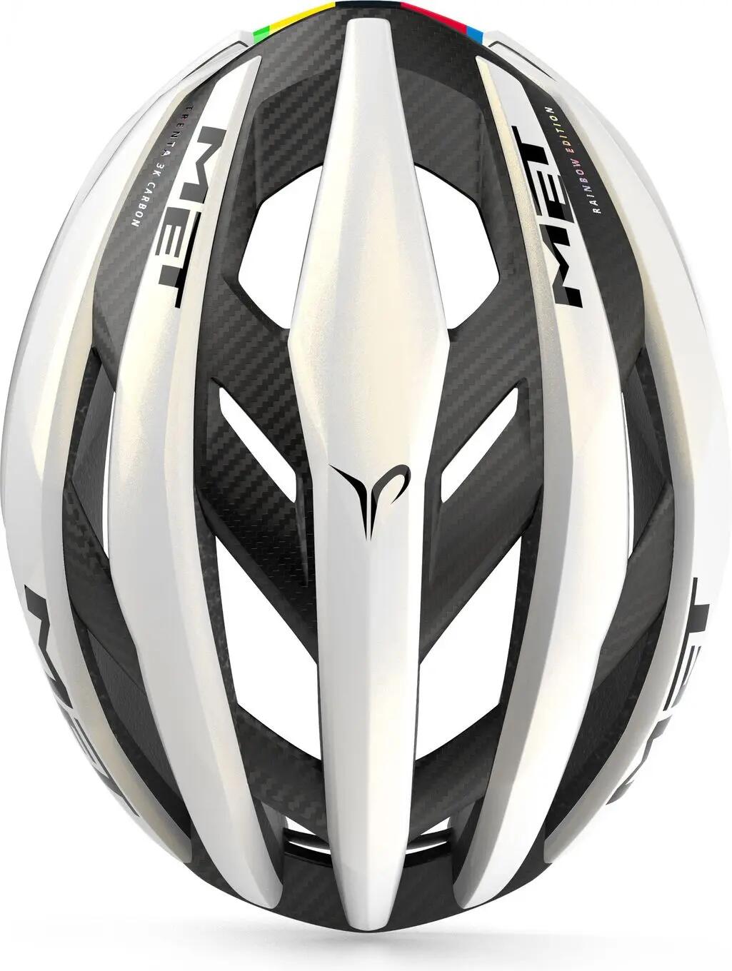 MET Trenta 3K Carbon Rainbow Limited Edition 2026 Rennradhelm 3/6
