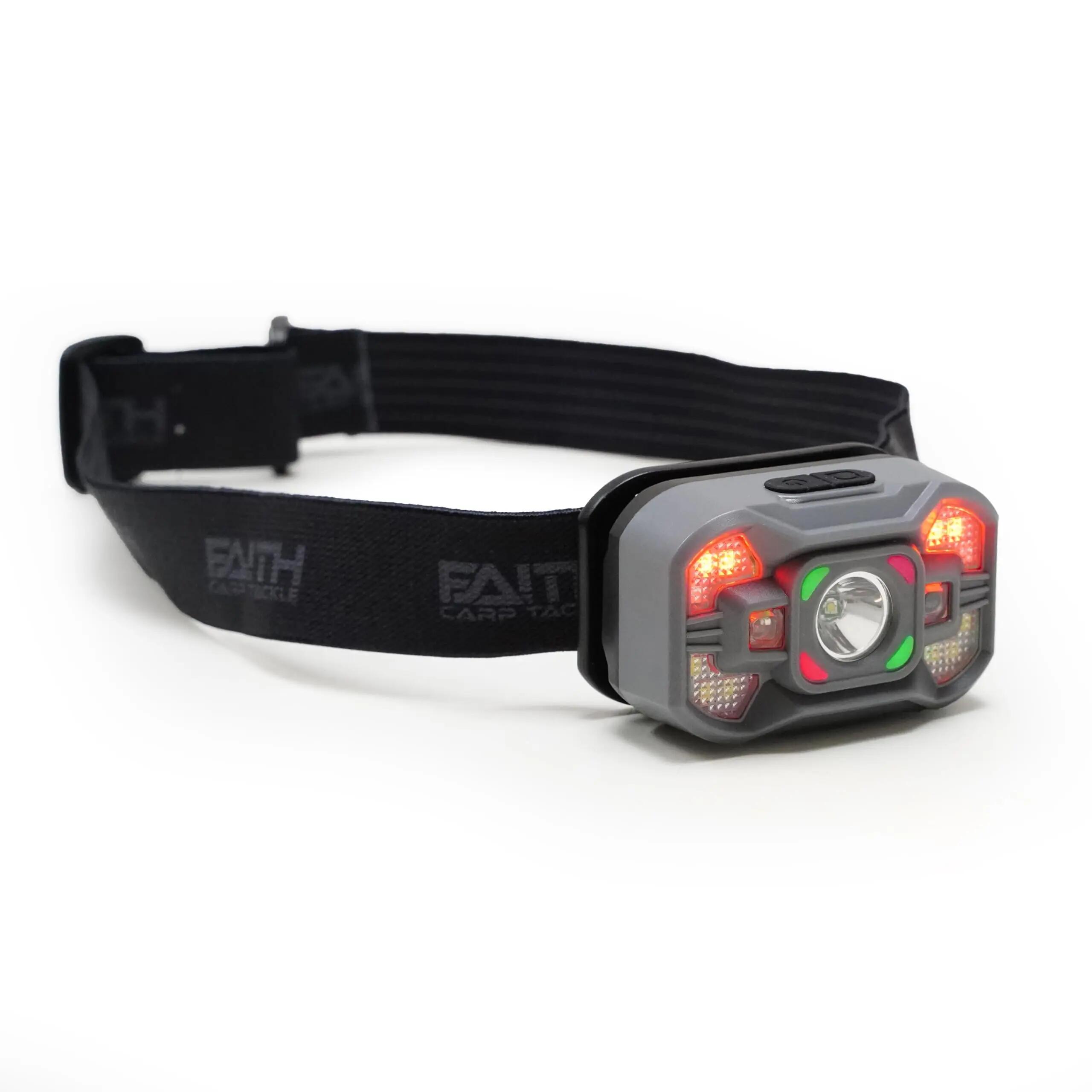 EXB-1 Oplaadbare Hoofdlamp 1000 Lumen + RGB Zaklamp 7/7
