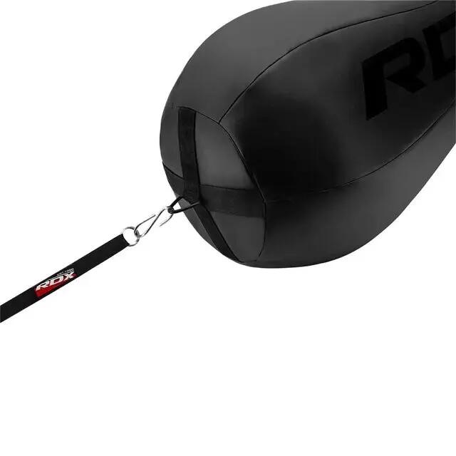 RDX Full Black Body Punch Bag with Training Mitts 6/8