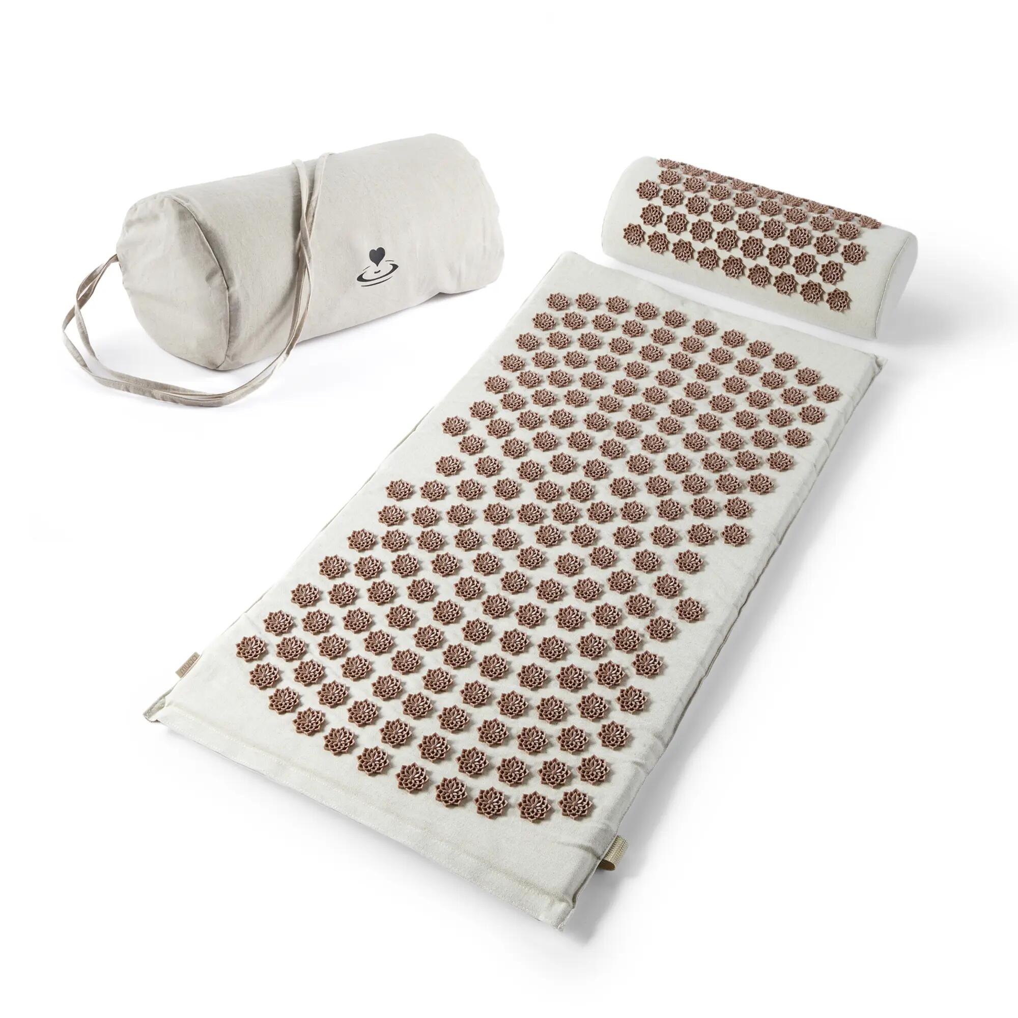 Conjunto de tapetes de acupressão com almofada 7/7