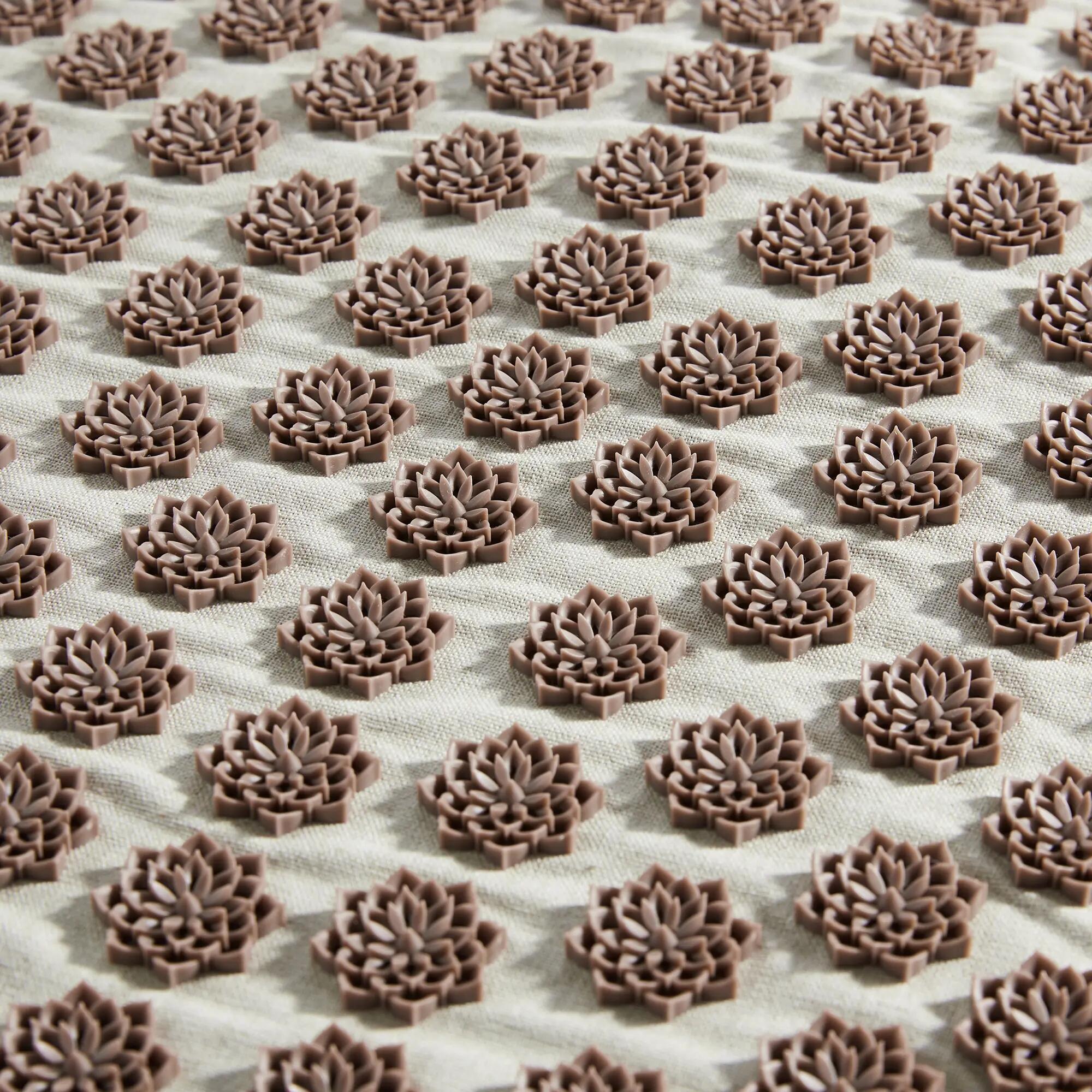 Conjunto de tapetes de acupressão com almofada 6/7