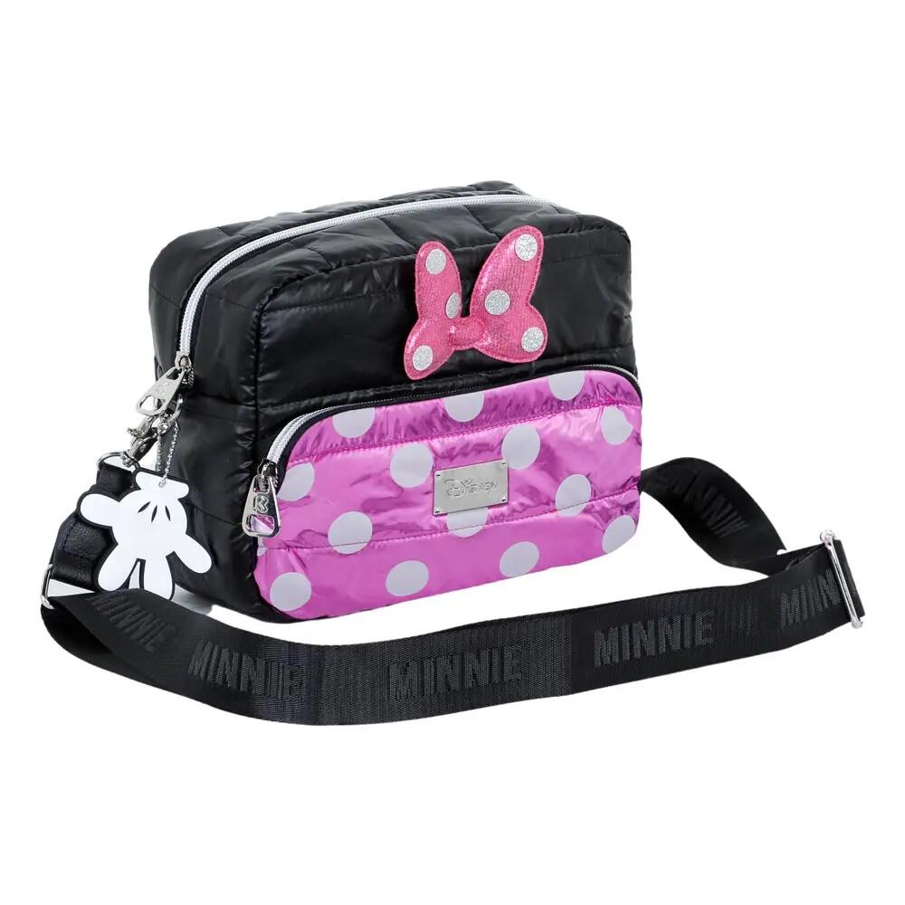 Disney Minnie Mouse Air Sac à Bandoulière IBiscuit Padding, Noir 3/4