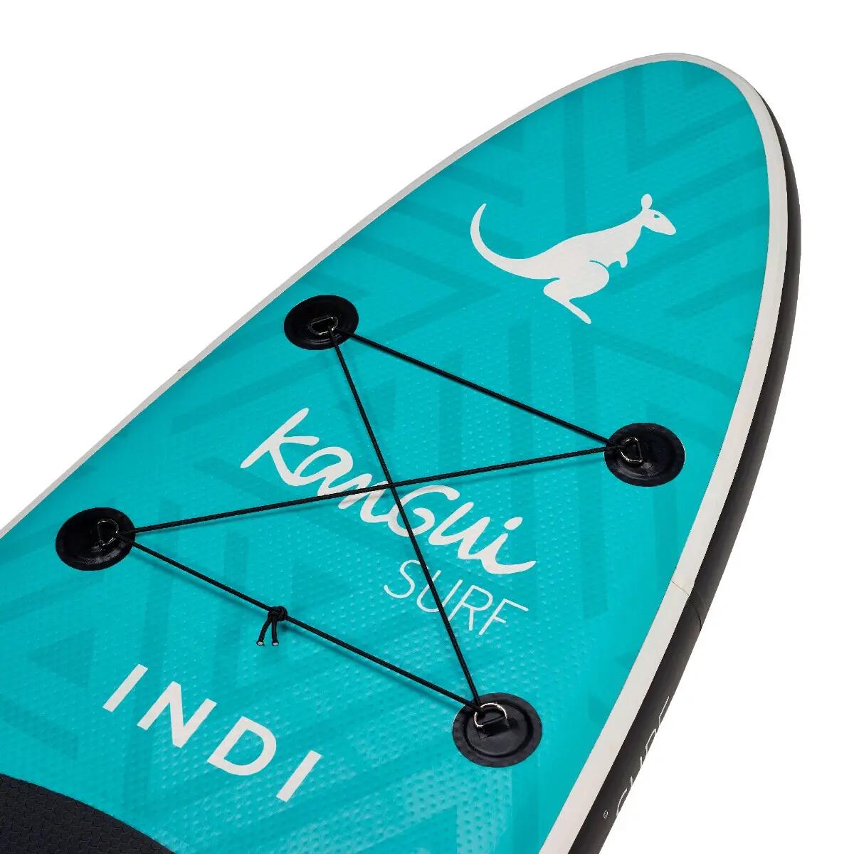 INDI aufblasbares Paddleboard 320 cm mit Paddel, Pumpe, Tasche und Zubehör 3/4