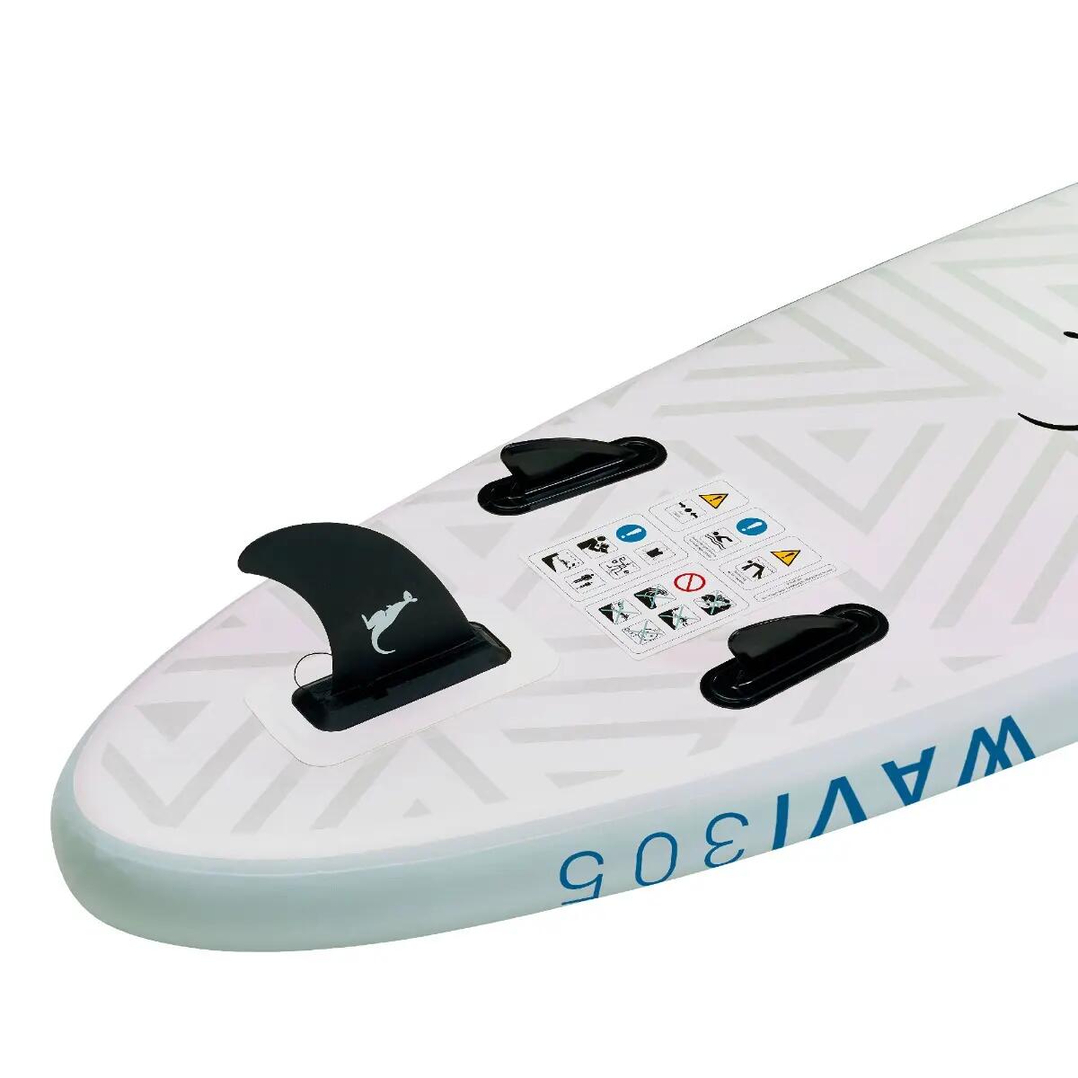 WAVI paddle insuflável 305 cm com remo, bomba, bolsa e acessórios 2/4