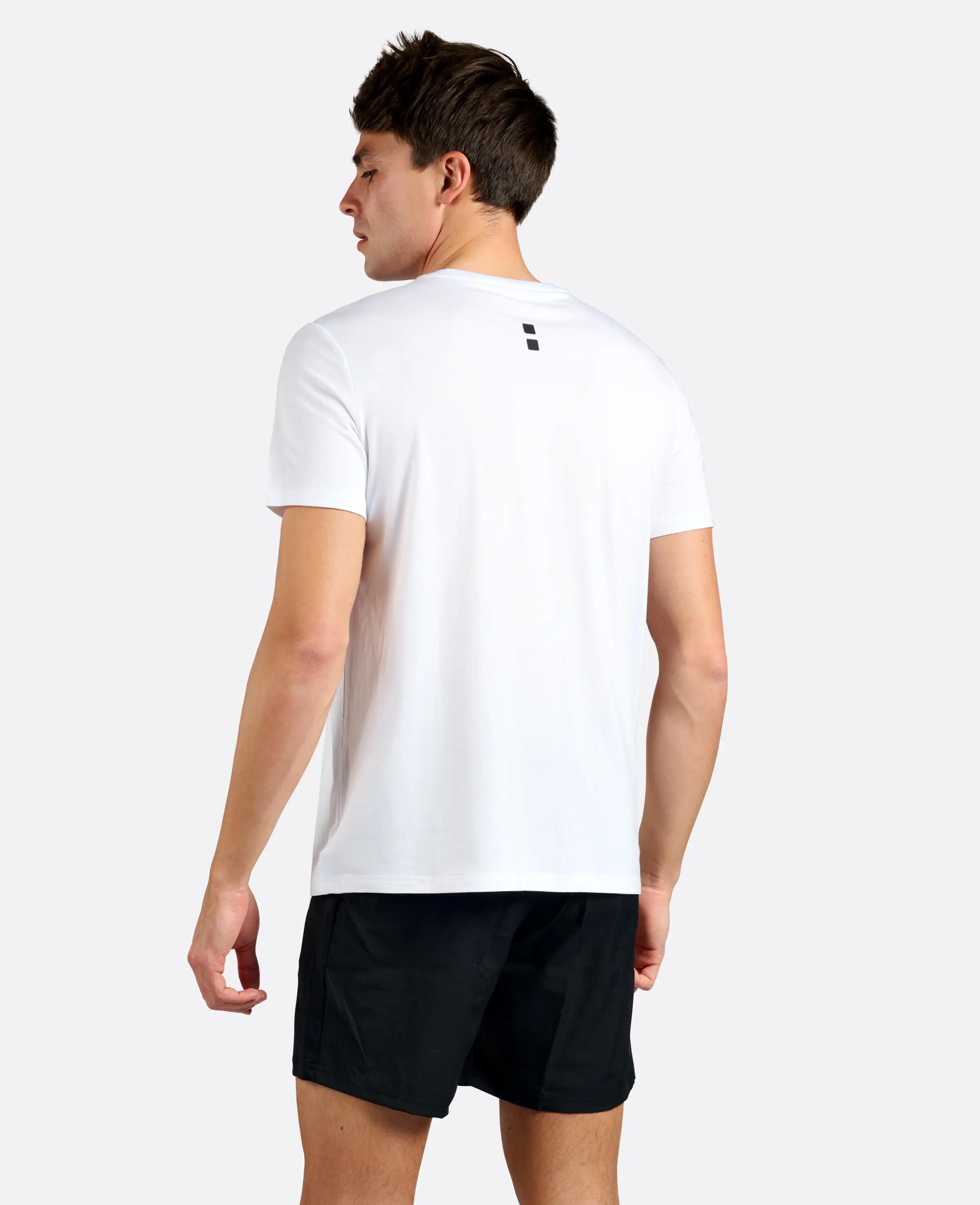 Pánské tričko „Bamboo Tee“ na tenis/padel Bílá 4/4
