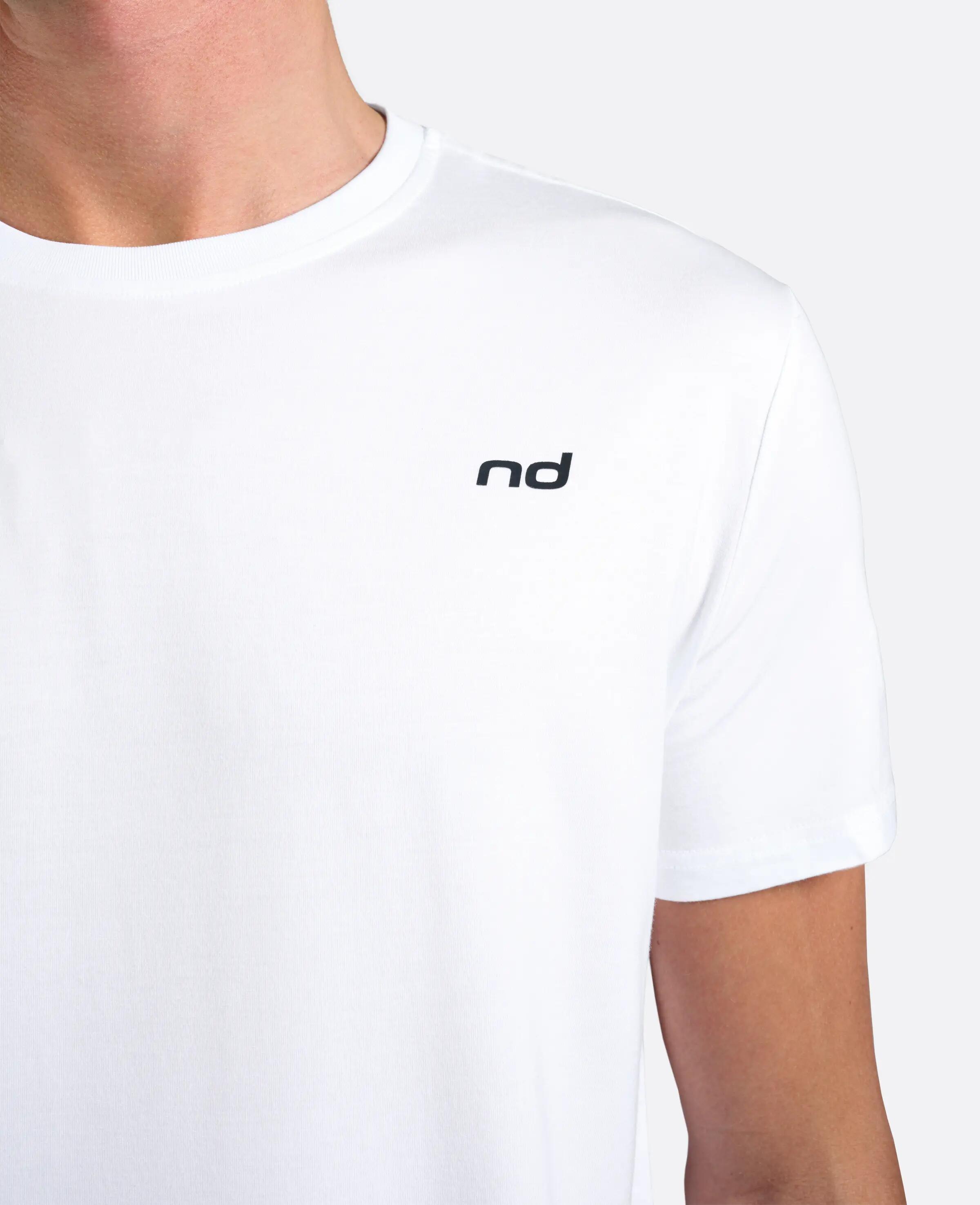 Pánské tričko „Bamboo Tee“ na tenis/padel Bílá 3/4