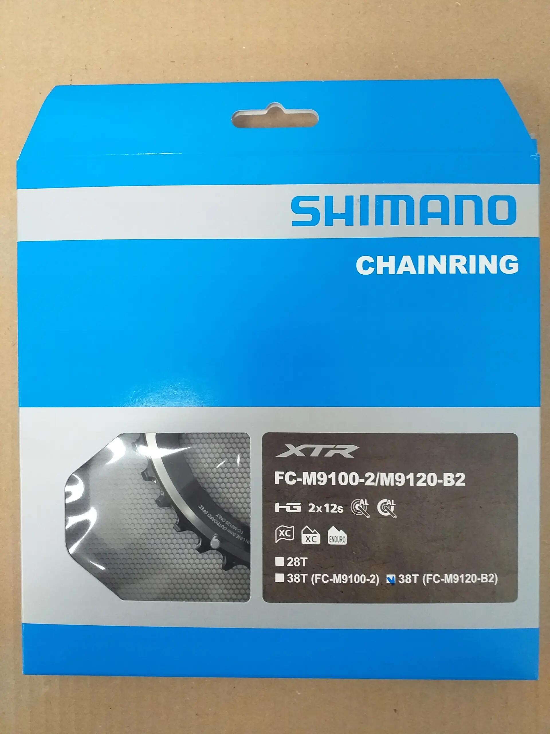 Shimano Plato 38d M9120 Xtr(38/28)12v - 3/4