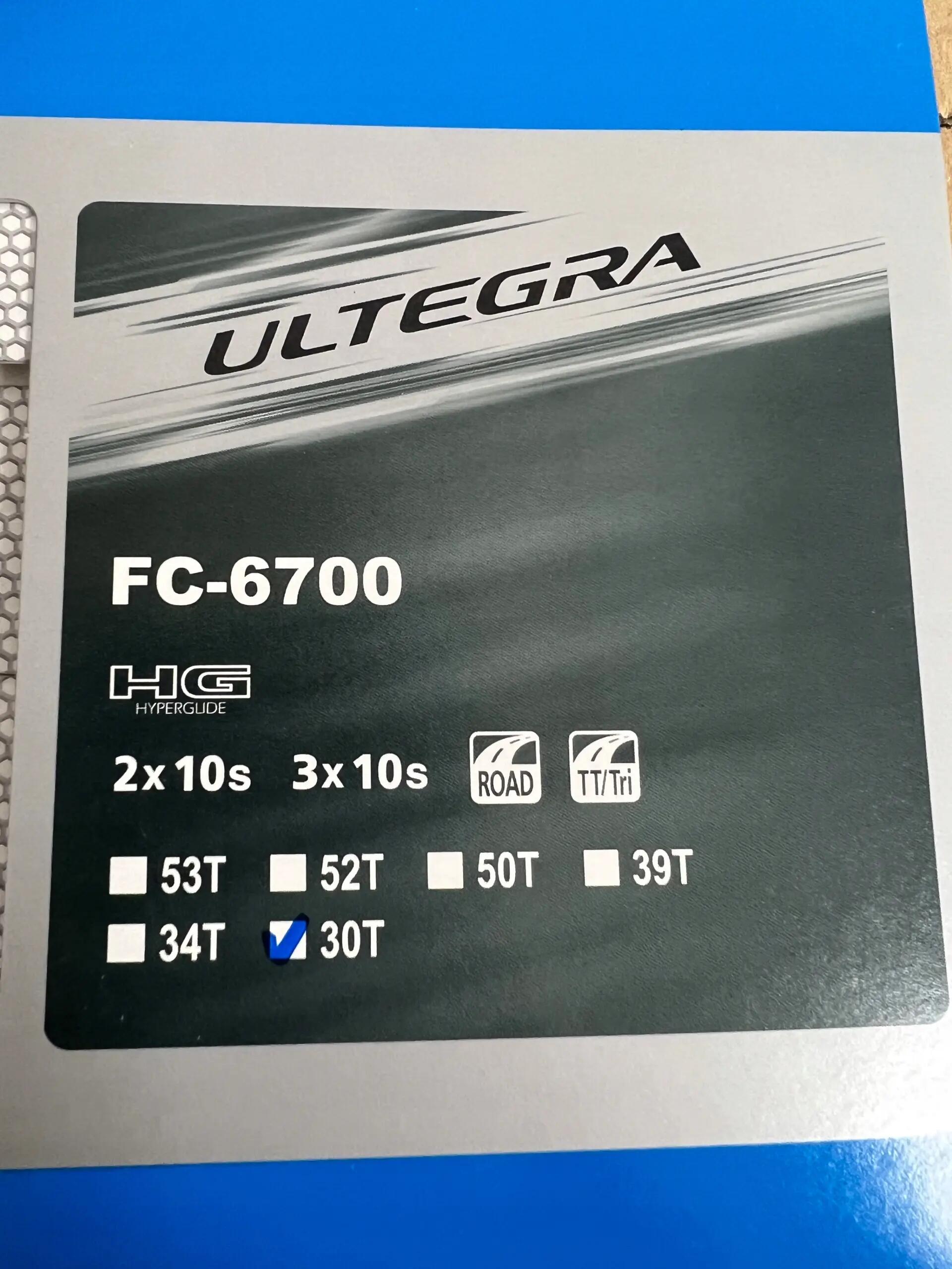 Coroa Shimano Ultegra FC-6703 30T cinza 3/5