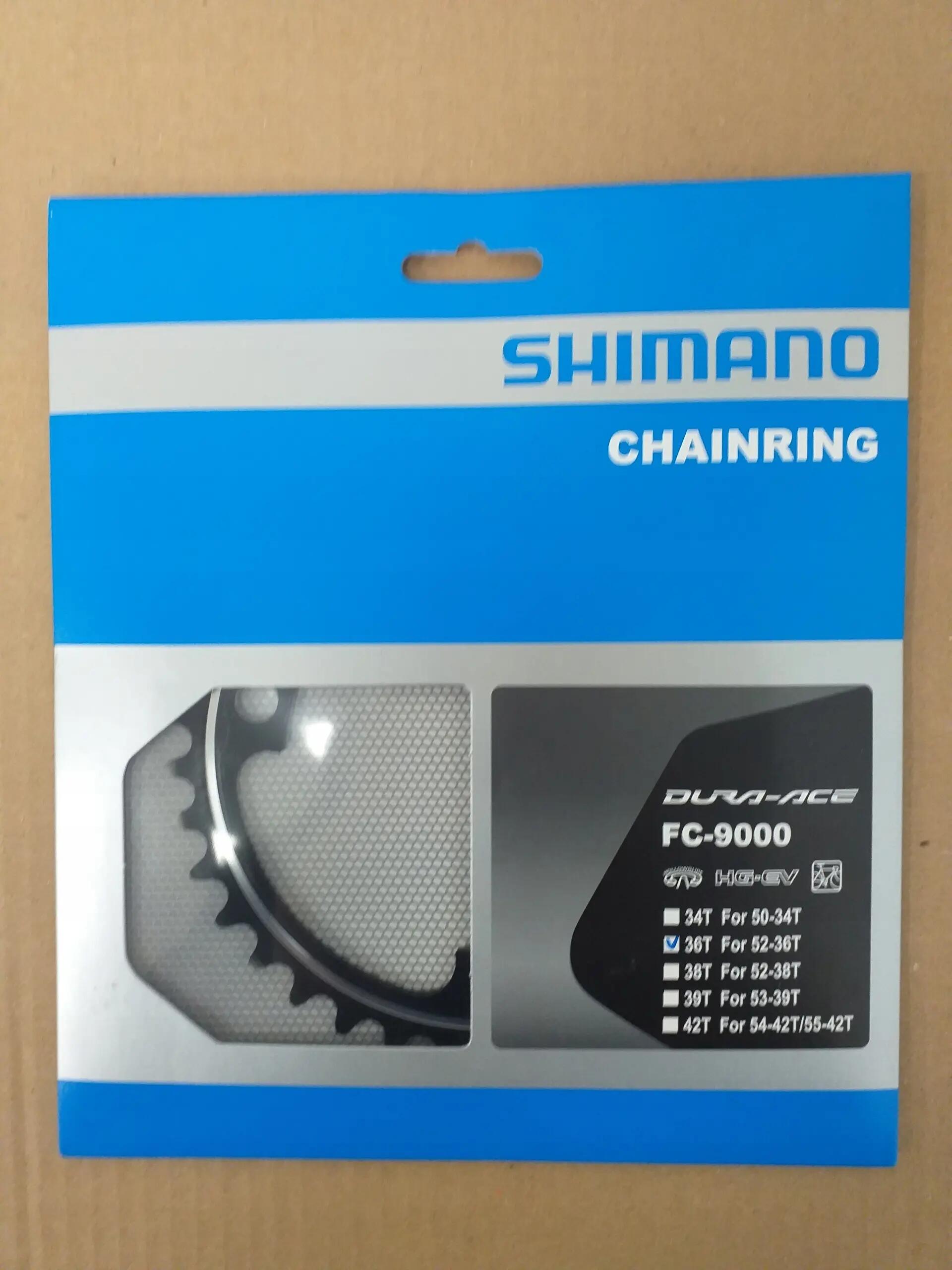 Shimano plateau DA 36 dents MB 4 trous entraxe 110 mm FC9000 2/4