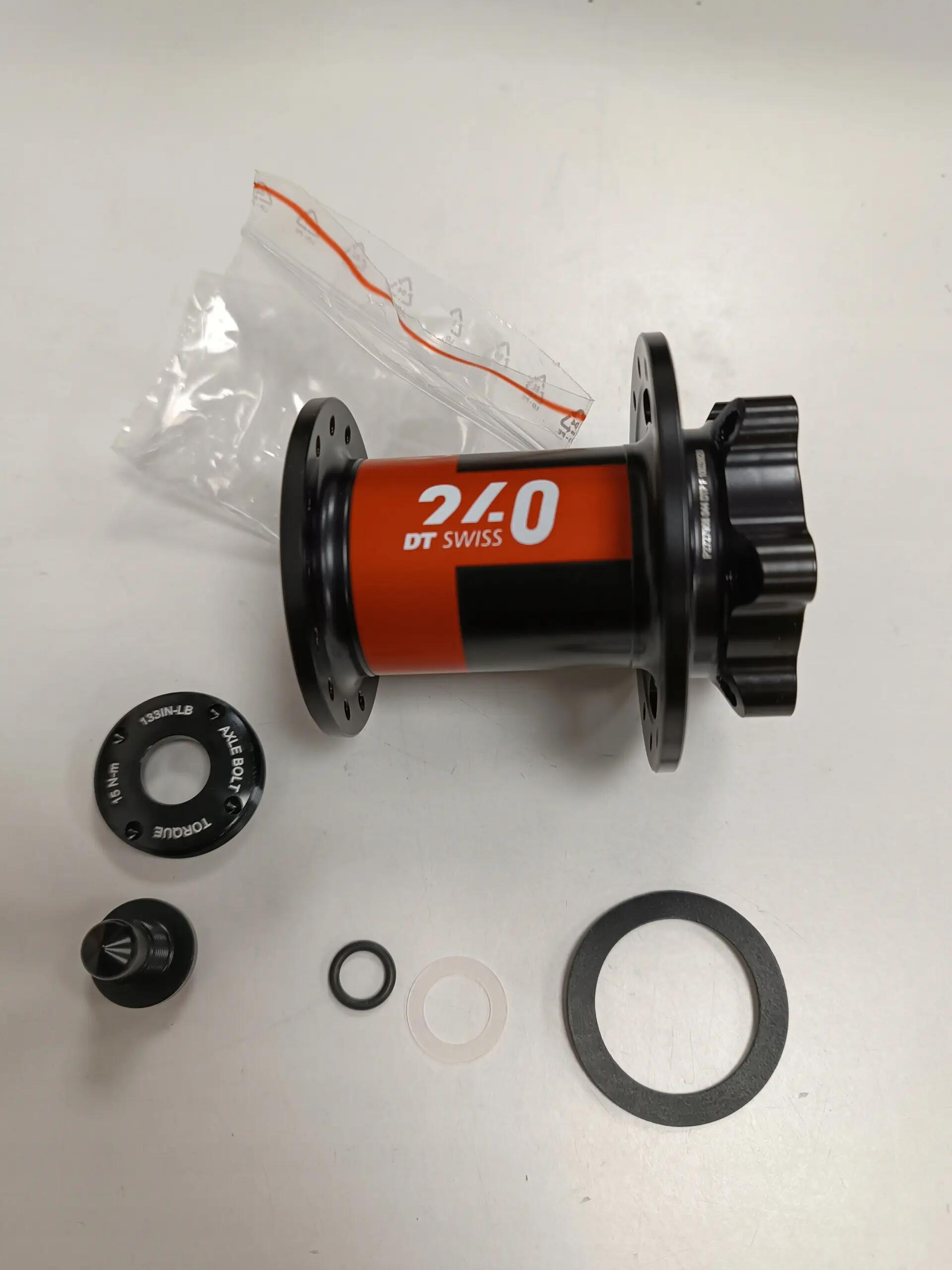 DT Swiss 240 Lefty EXP Front Bicycle Hub 6/8