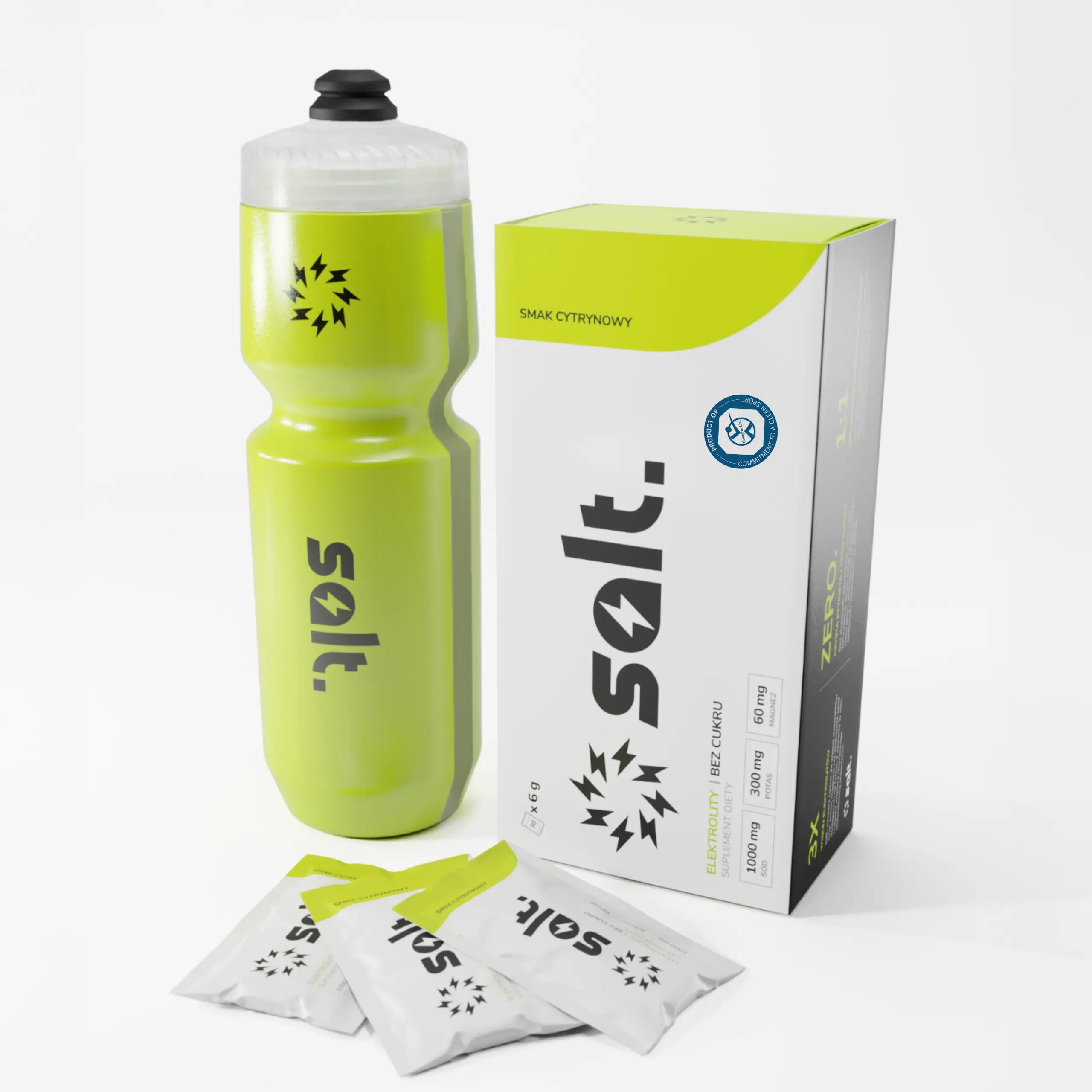 Elektrolity Bez Cukru salt. Cytrynowe Magnez Potas Sód Keto 30 Saszetek 6/7