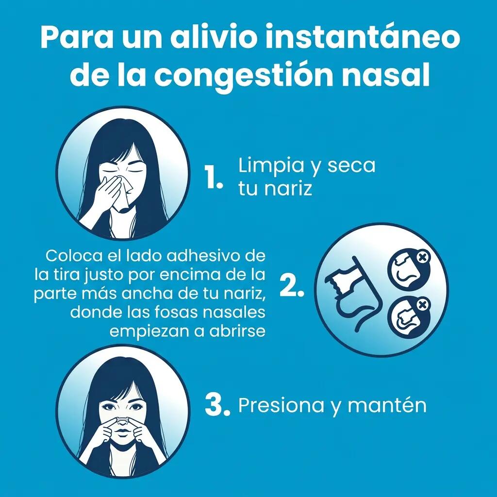 Tiras Nasales Pequeña/Mediana 10 uds. Deporte, congestión. Breathe Right 7/7