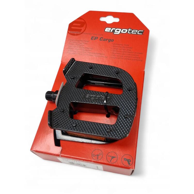 Pedale Ergotec EP-Cargo Platform Aluminiu Negru