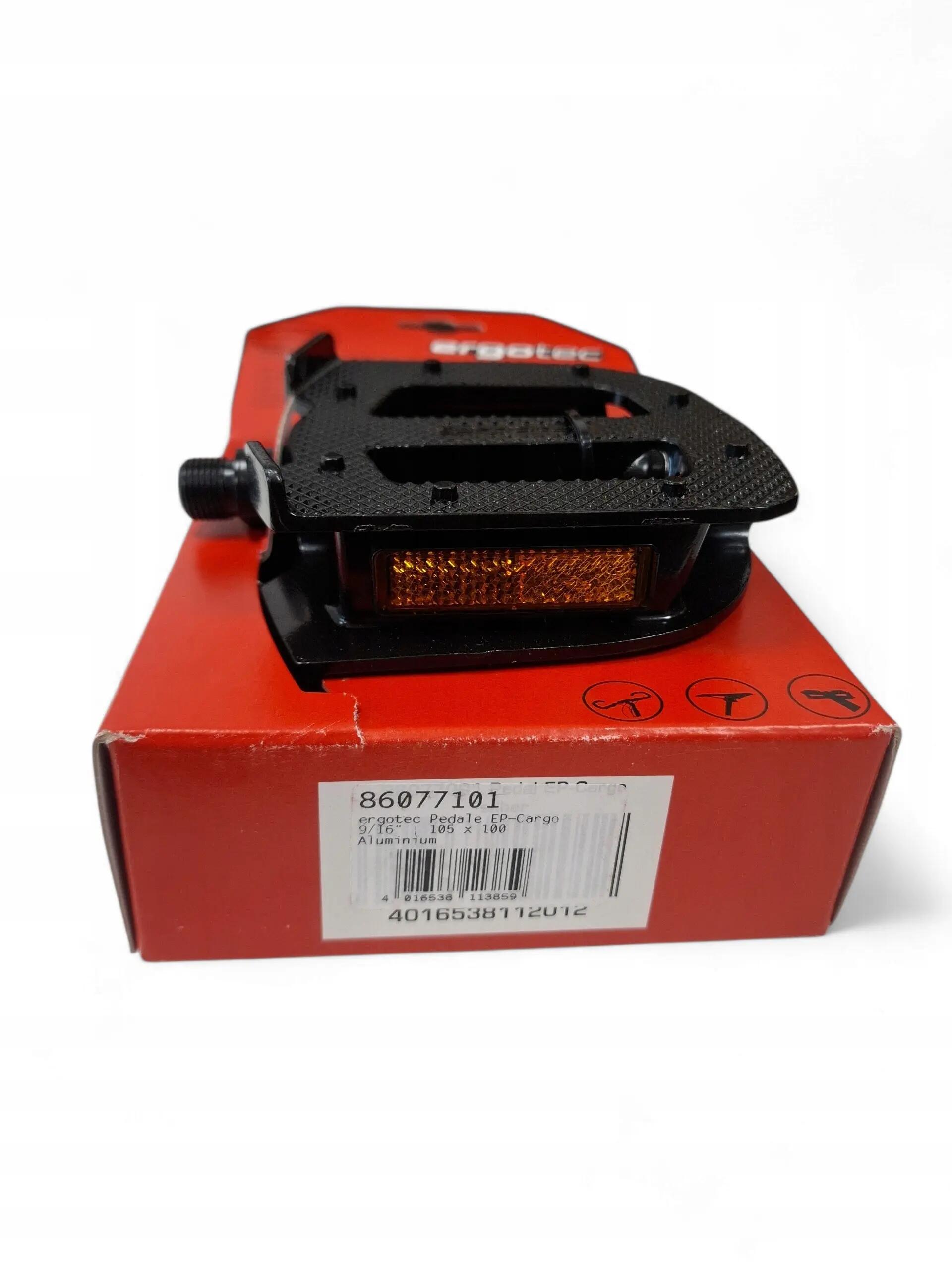 Pedales de plataforma Ergotec EP-Cargo de aluminio negro 3/5