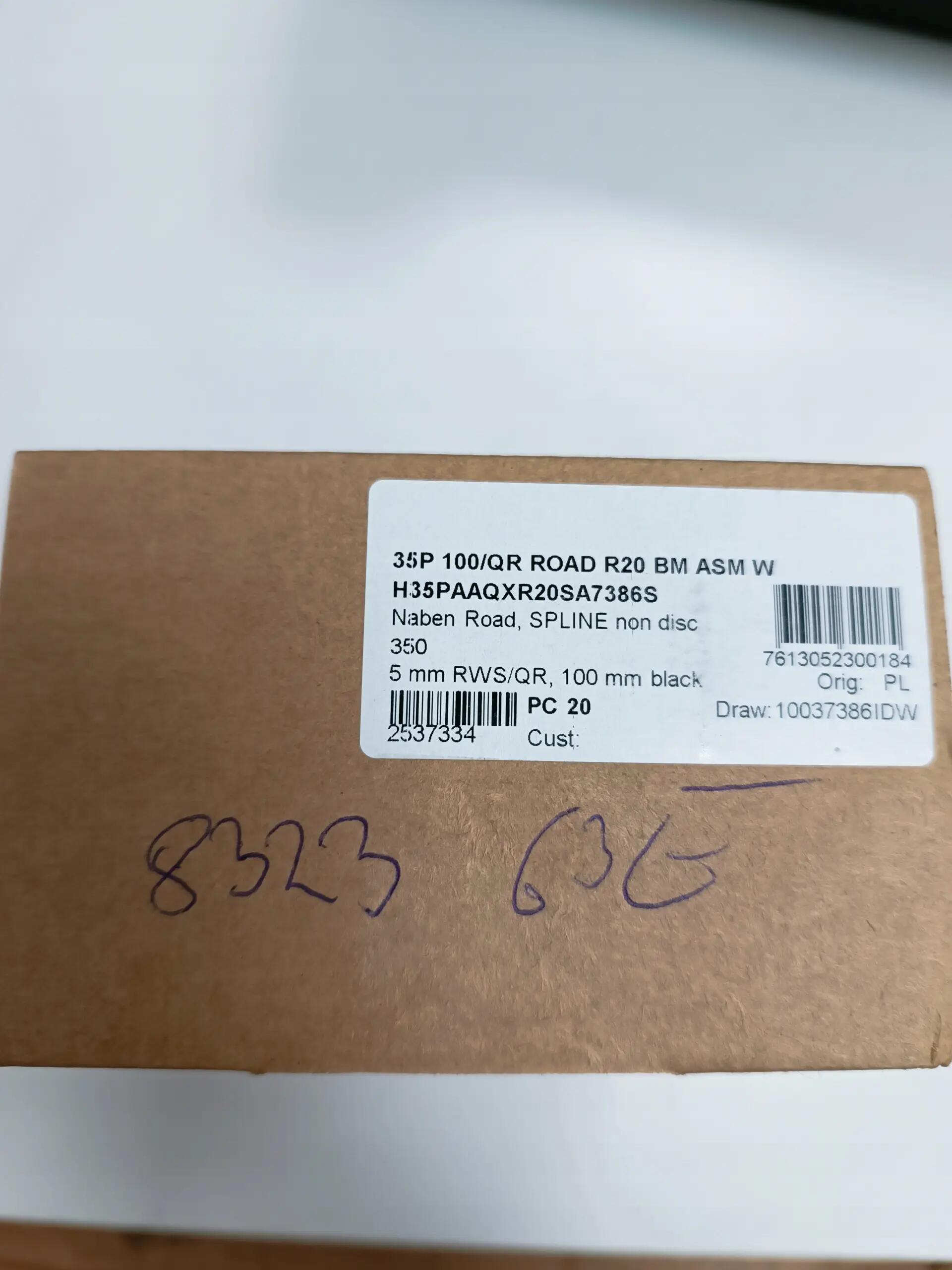 DT Swiss 350 QR 5x100 mm 20H R20 Mozzo anteriore da strada 4/8
